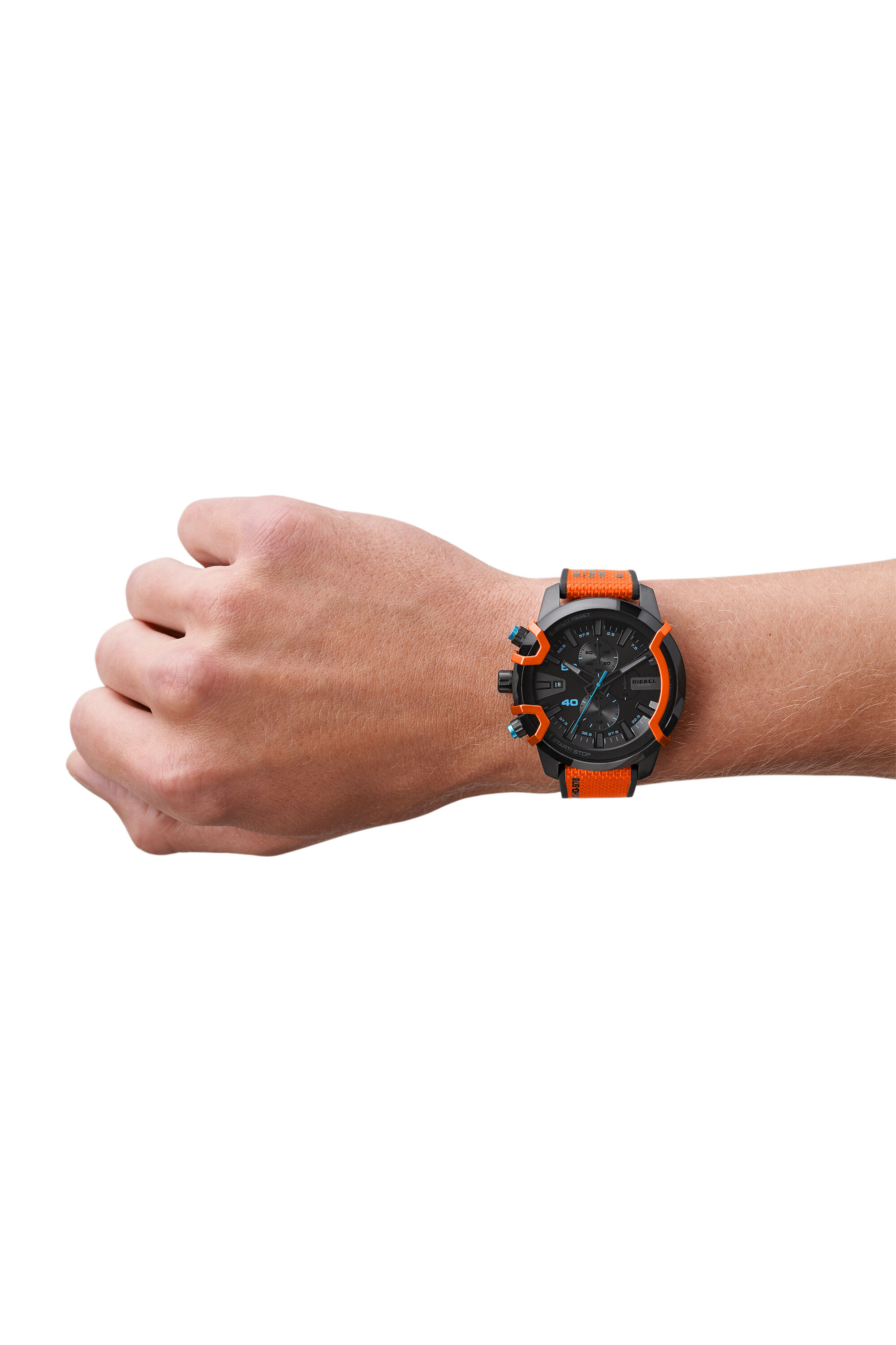 Diesel cheap orange watch