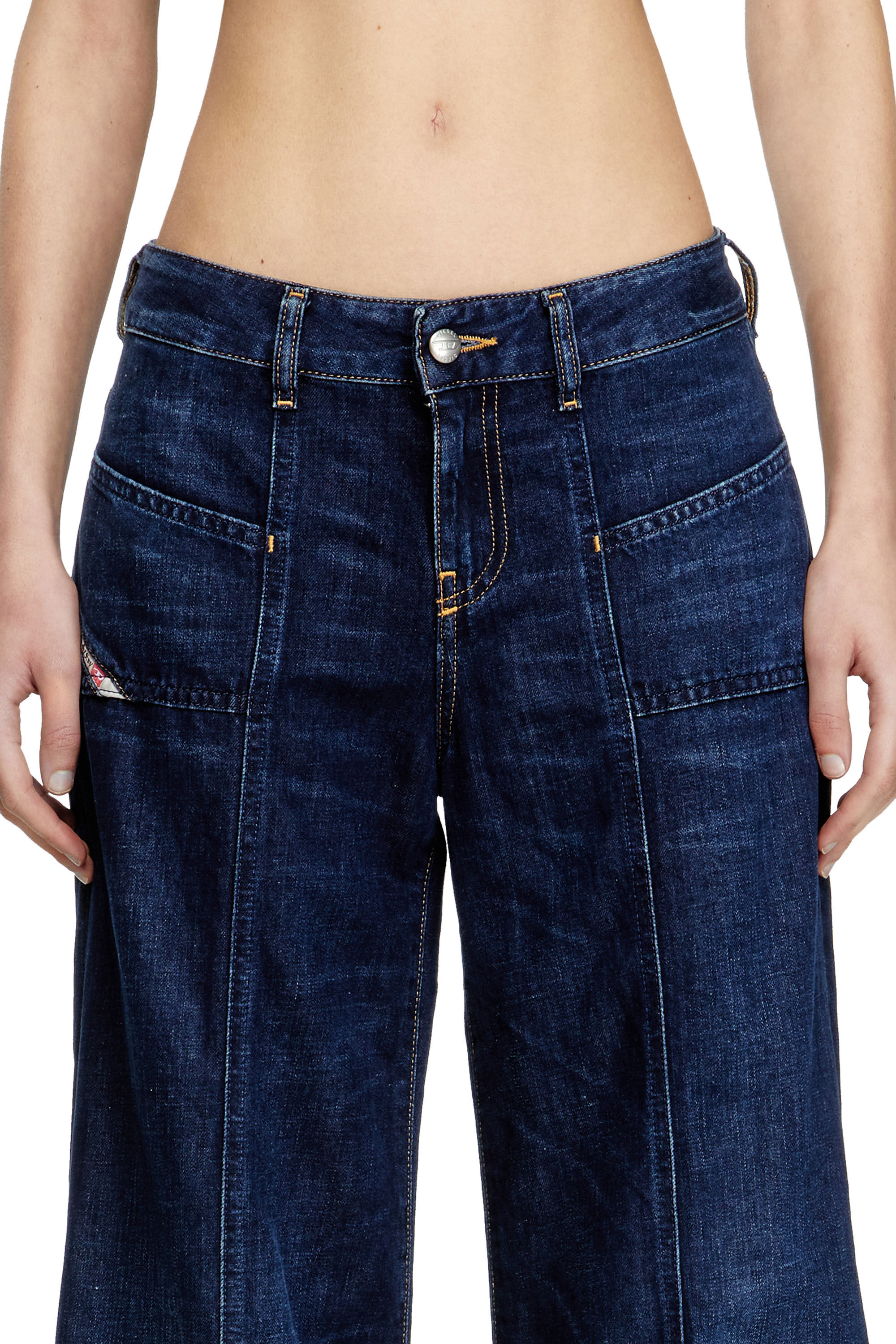 Diesel - Female's Flare Jeans D-Akii 068RA, Dark Blue - 5