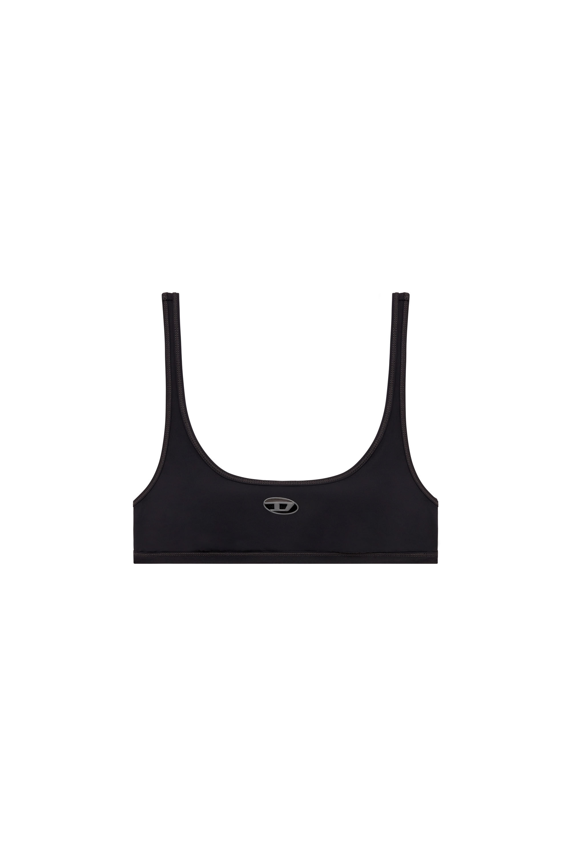 Diesel - CHELSEA-UTLT, Brassière de sport avec cut-out à logo Femme in Noir - 1