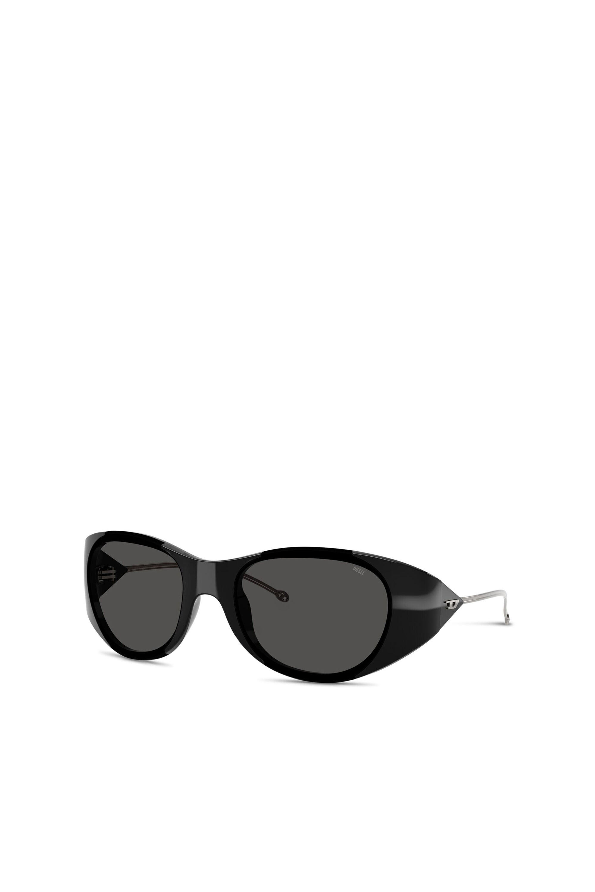 Diesel - 0DL3003, Unisex's Iconic oval sunglasses in Dark Grey - 4