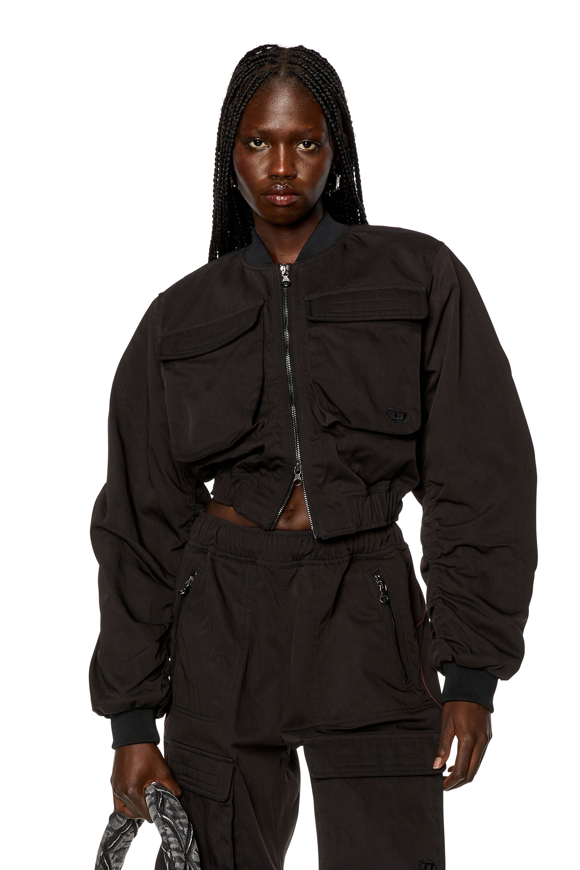 Women's Utility jacket in nylon twill | G-KHLO Diesel