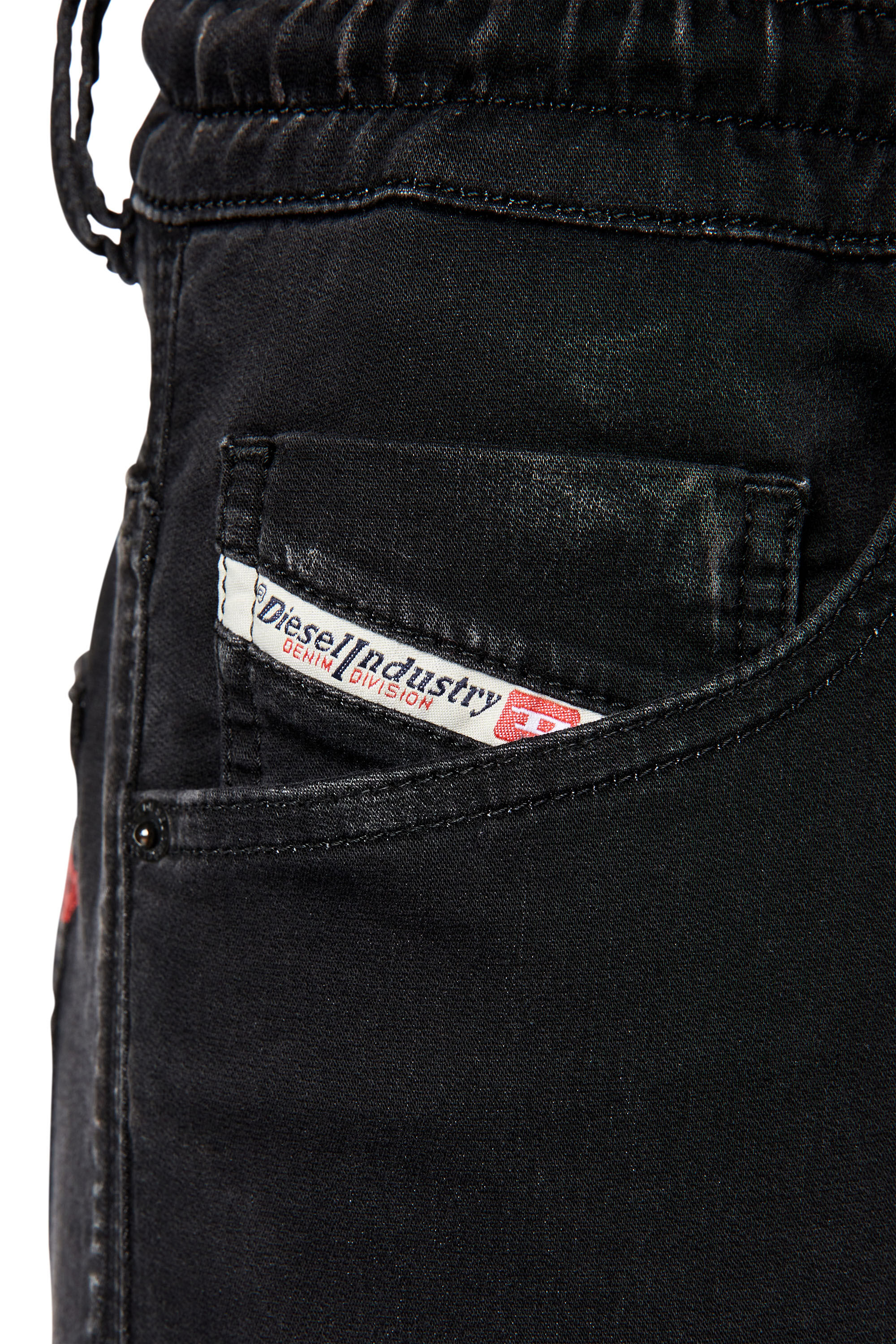 D-KROOLEY JOGG Man: tapered Black/Dark grey JoggJeans | Diesel