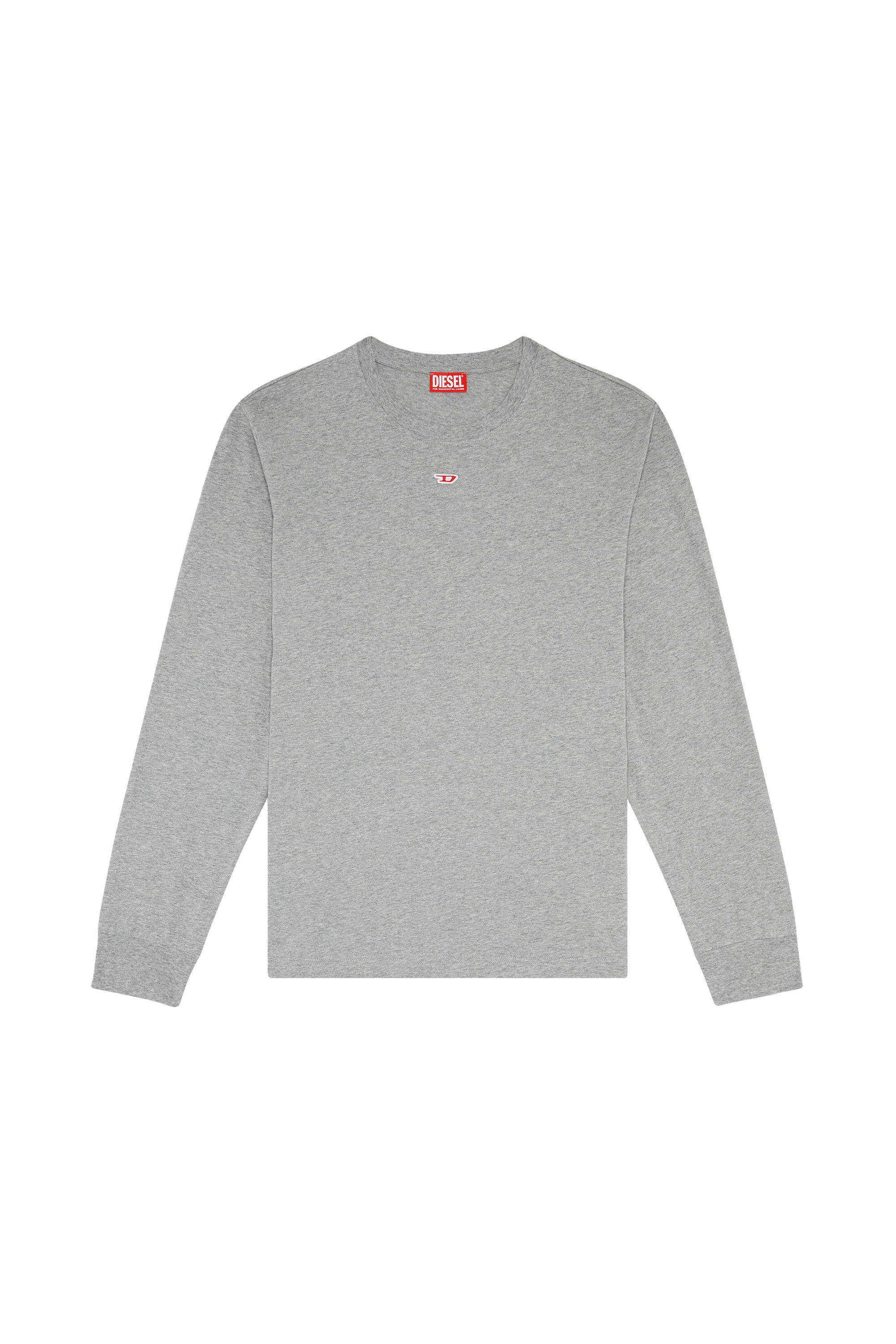 T-JUST-LS-D Man: Long-sleeve T-shirt with logo patch | Diesel T-JUST-LS-D Man: Long-sleeve T-shirt with logo patch | Diesel