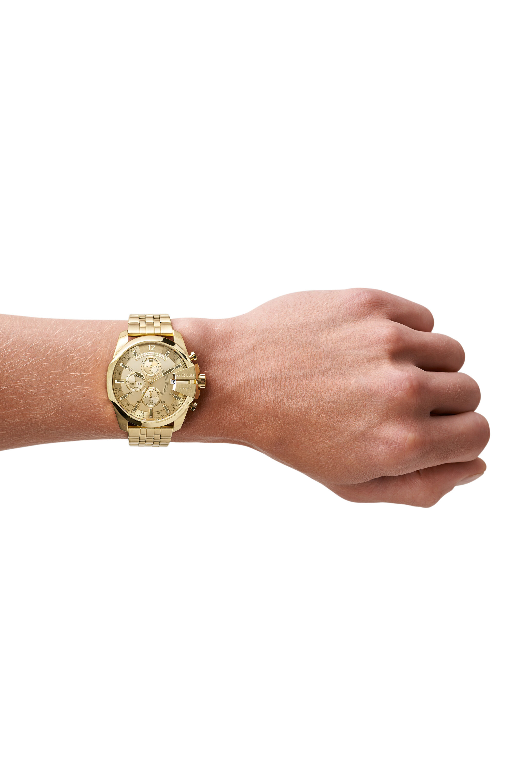 DZ4565: Men's gold-colored wristwatch | Diesel Baby Chief