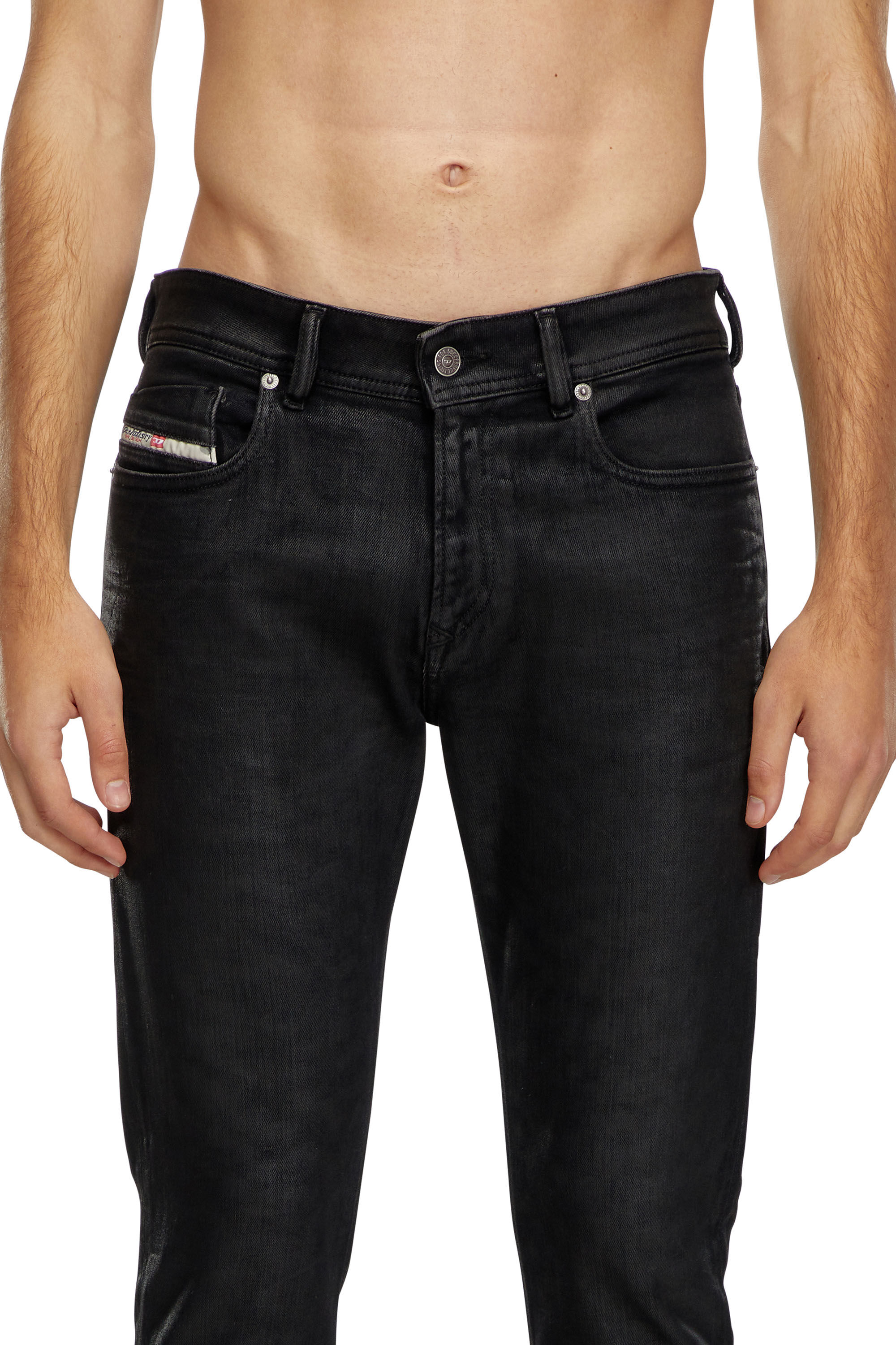 Diesel - Homme Skinny Jeans 1979 Sleenker 09J30, Noir/Gris foncé - Image 5