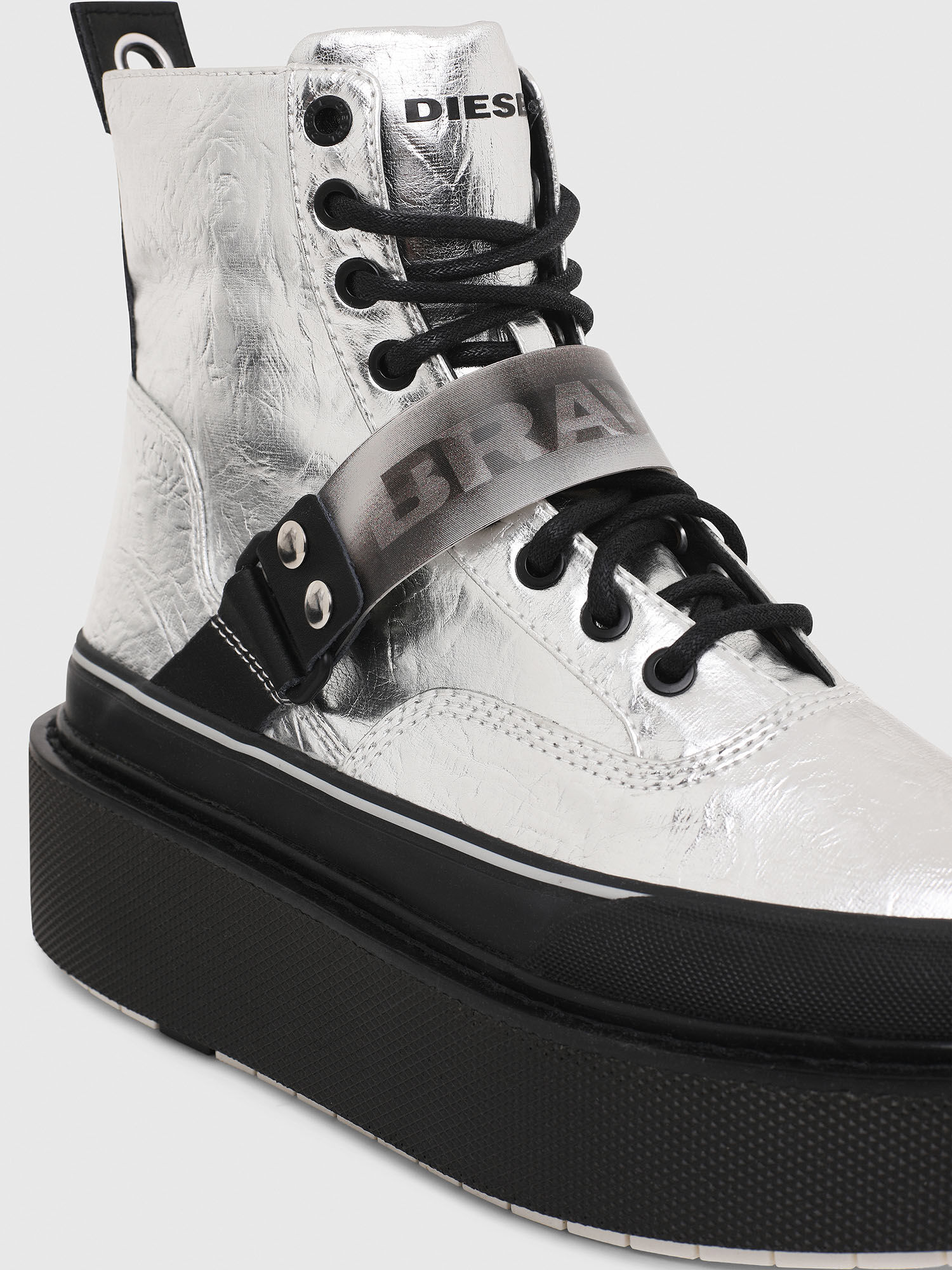 Diesel silver clearance boots