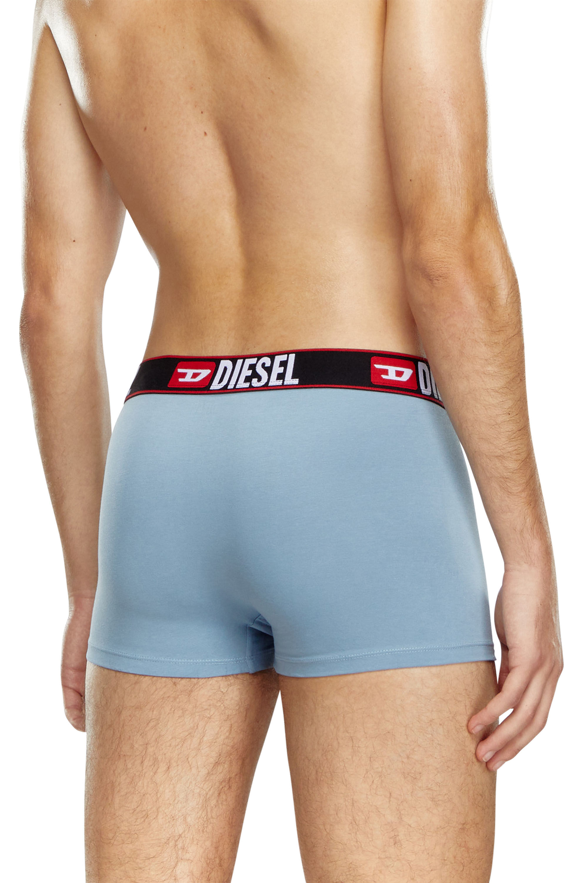 Diesel - UMBX-DAMIENTHREEPACK, Male's 3-pack of boxer briefs with cloudy motif in Blue - 3