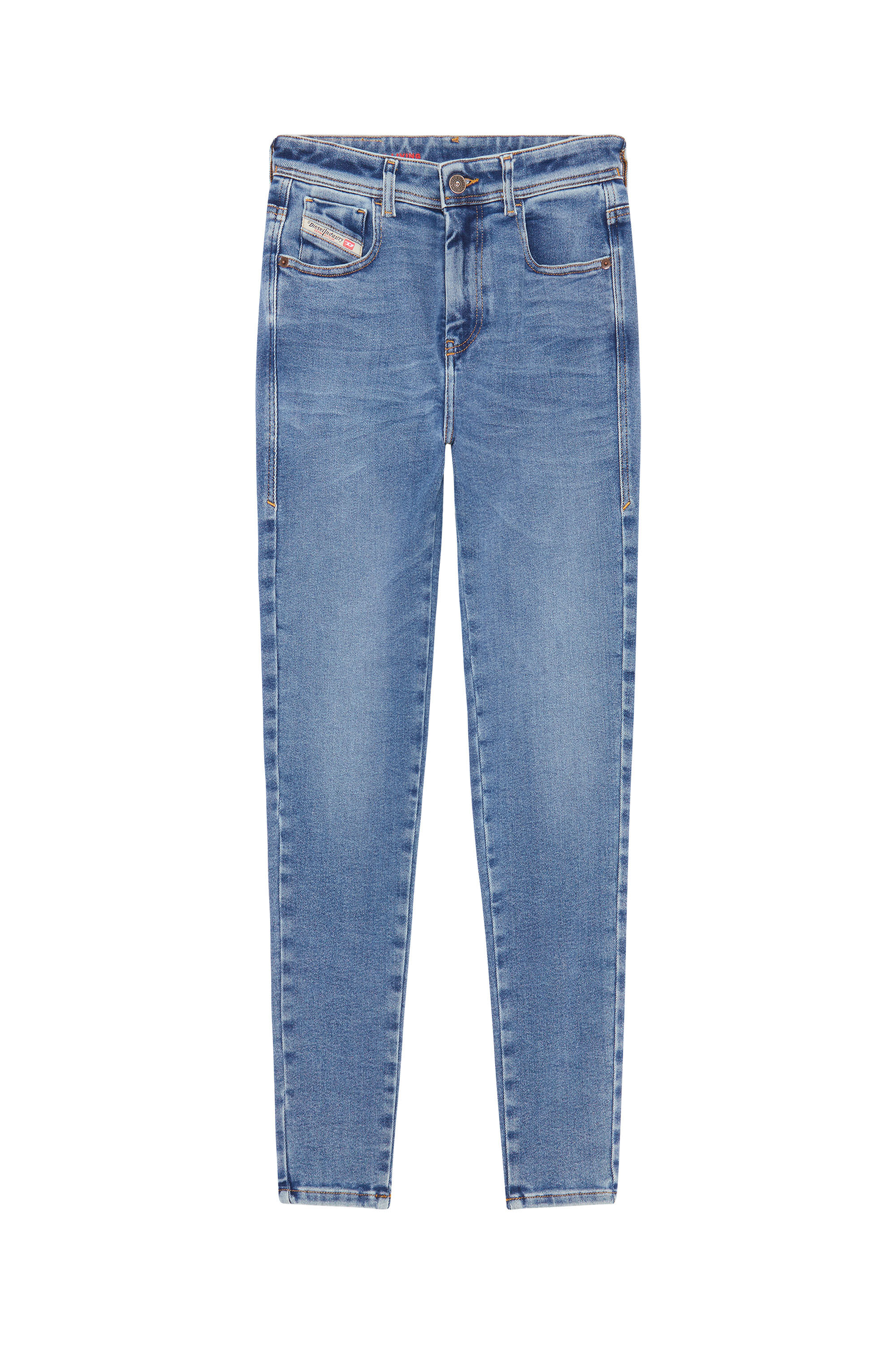 Medium blue cheap skinny jeans