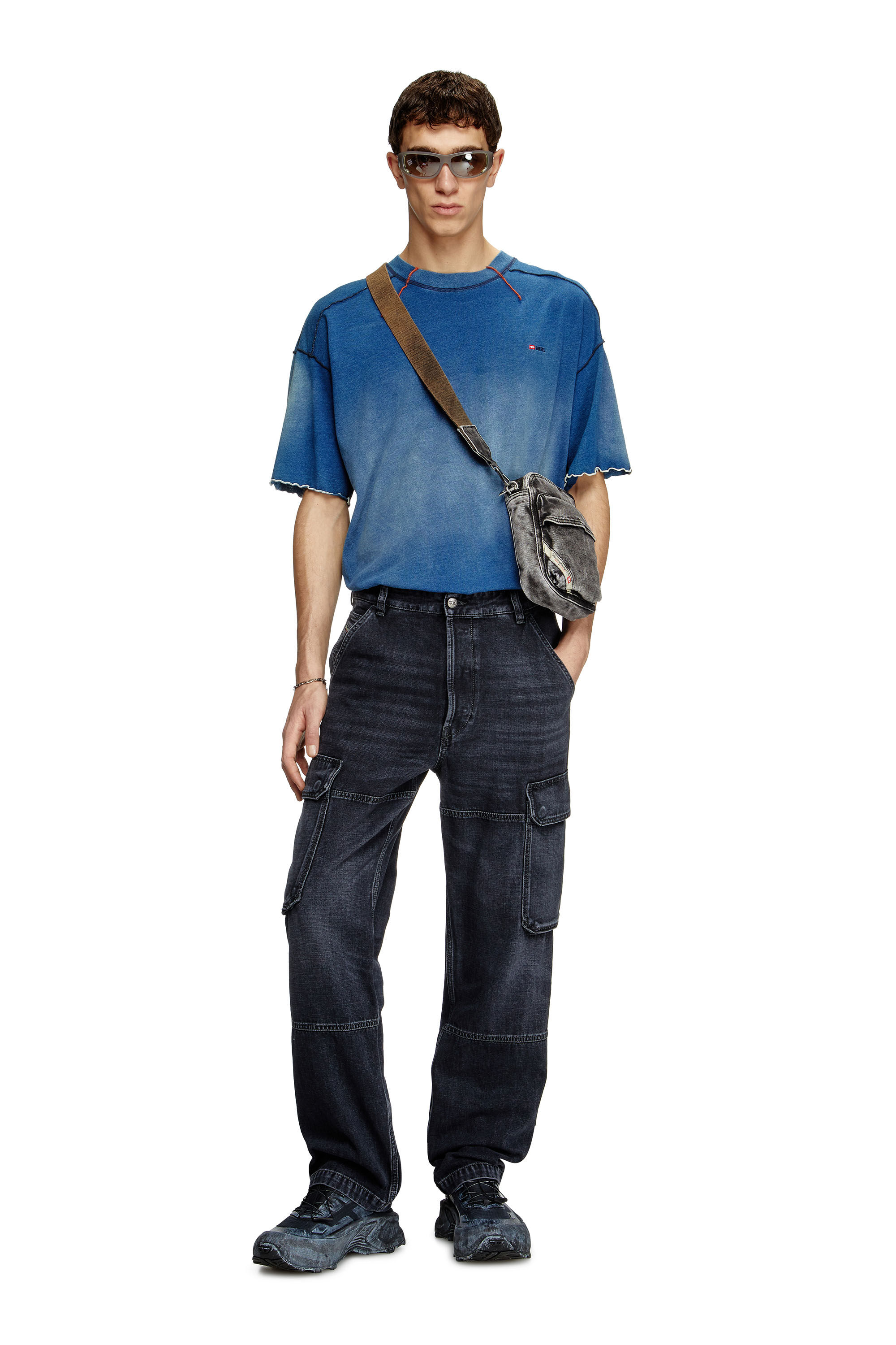 Diesel - Regular Jeans D-Uty 007Z9 Homme, Noir/Gris foncé - Image 1