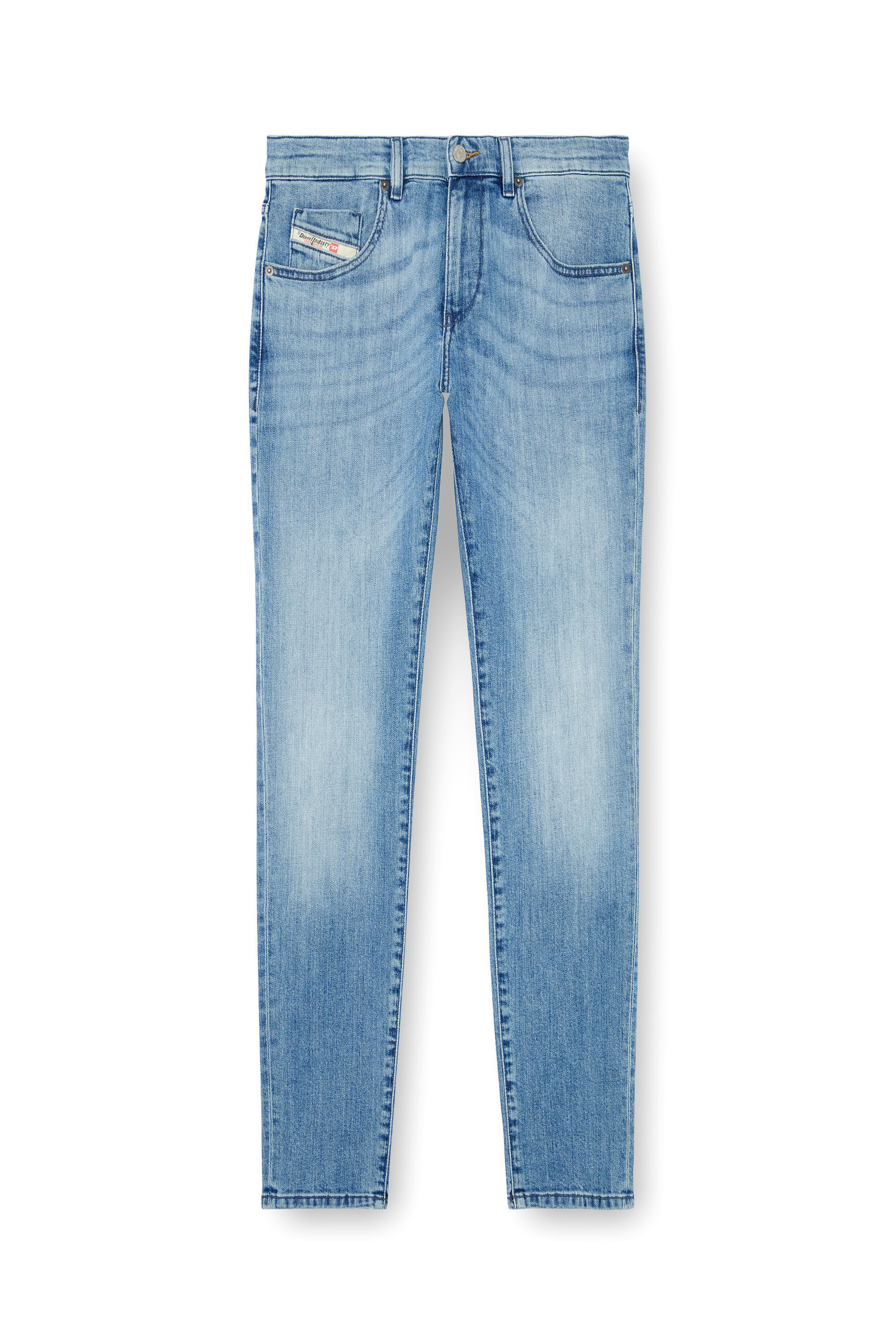 Diesel - Slim Jeans 2019 D-Strukt 0GRDI Homme, Bleu Clair - Image 2