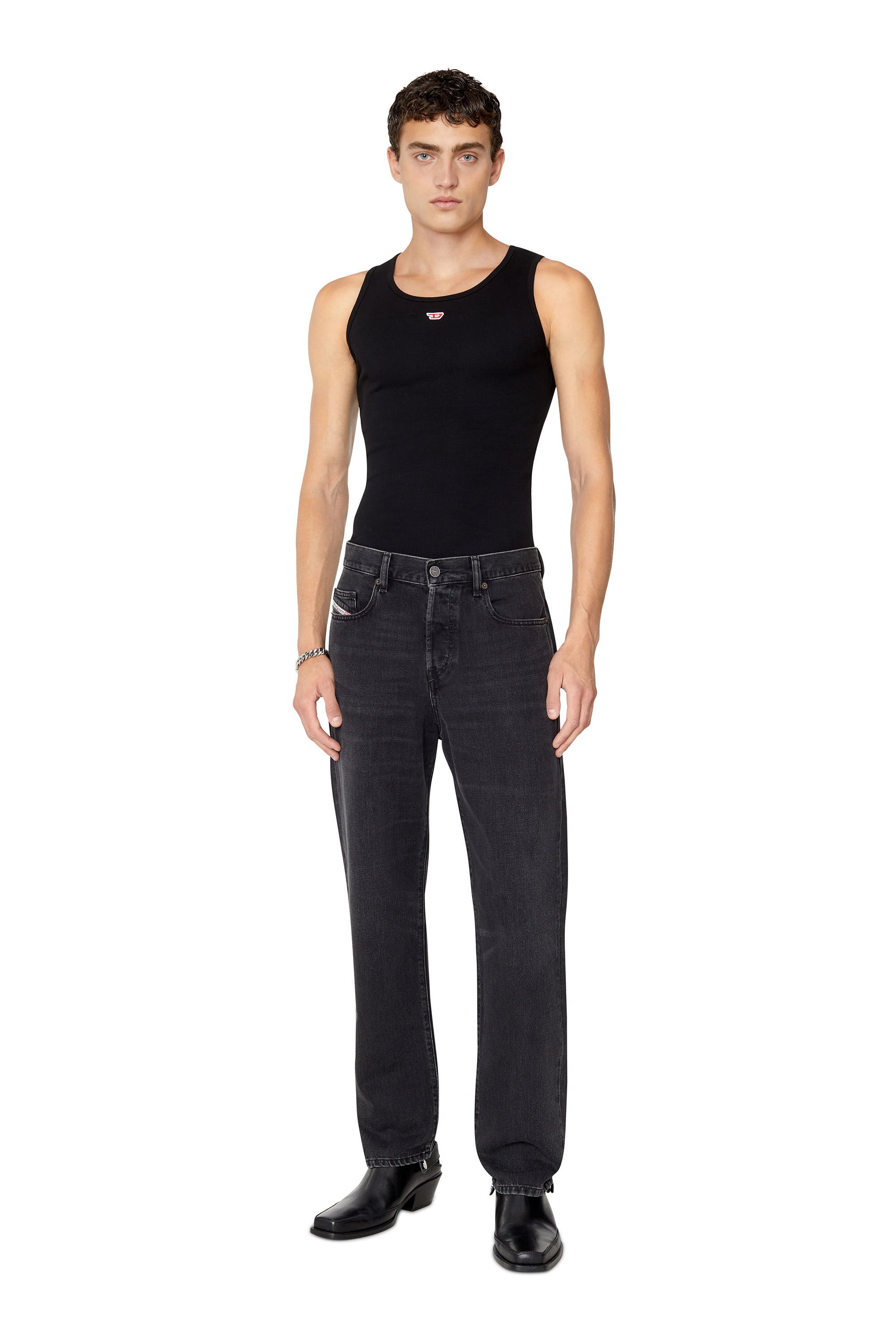 Diesel - Straight Jeans 2020 D-Viker 09B88, Black/Dark Grey - Image 1