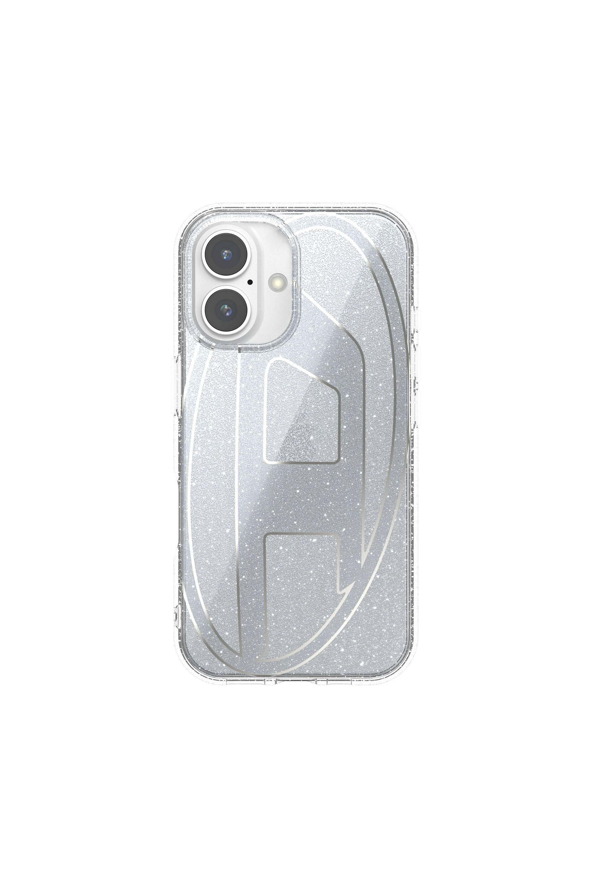 Diesel - 60151 AOP CASE, Coque pailletée pour iP 16 Mixte in Gris argenté - 3