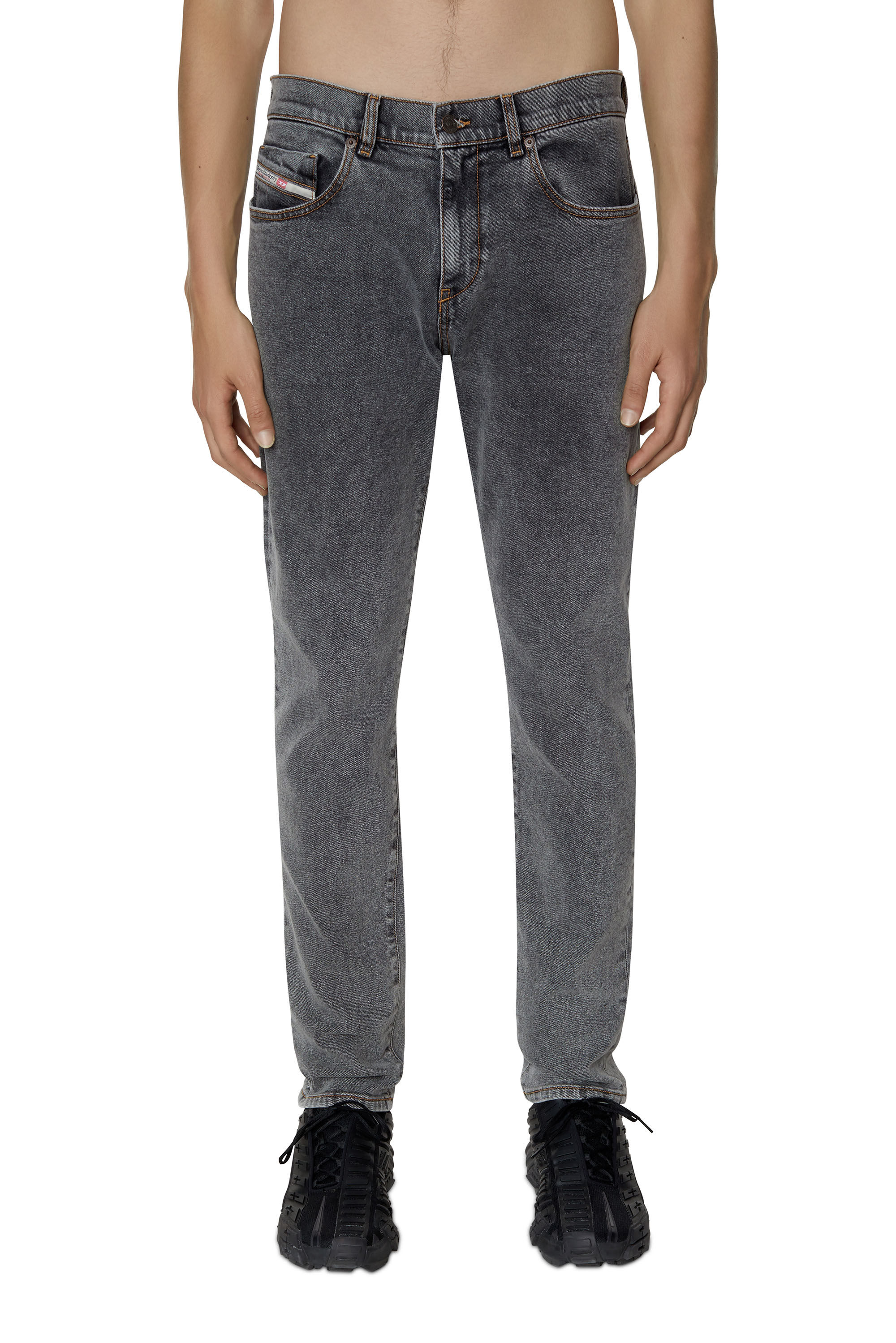 Dark grey cheap denim jeans