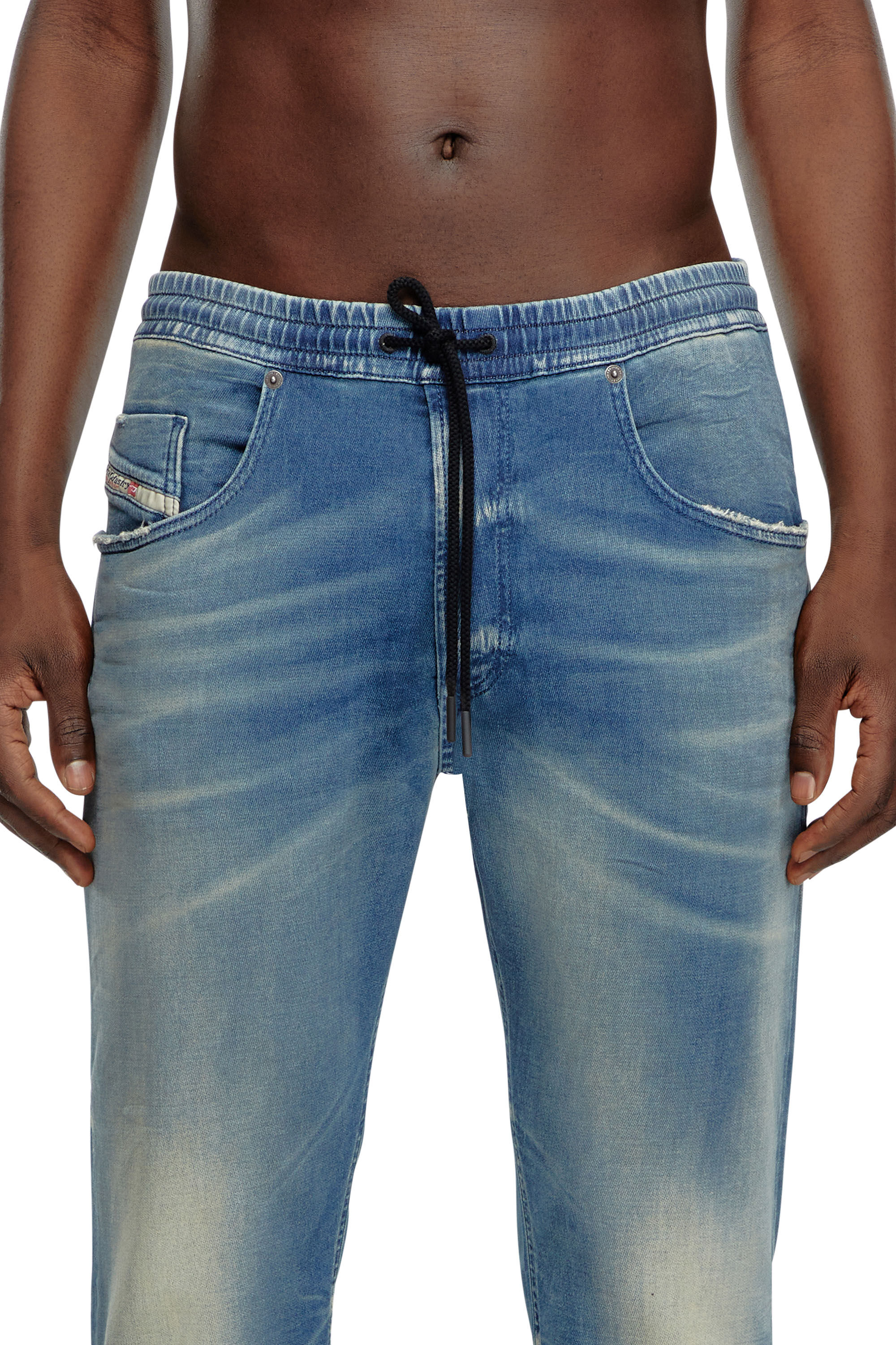 Diesel - Male's Regular 2030 D-Krooley Joggjeans® 068MG, Medium Blue - 5