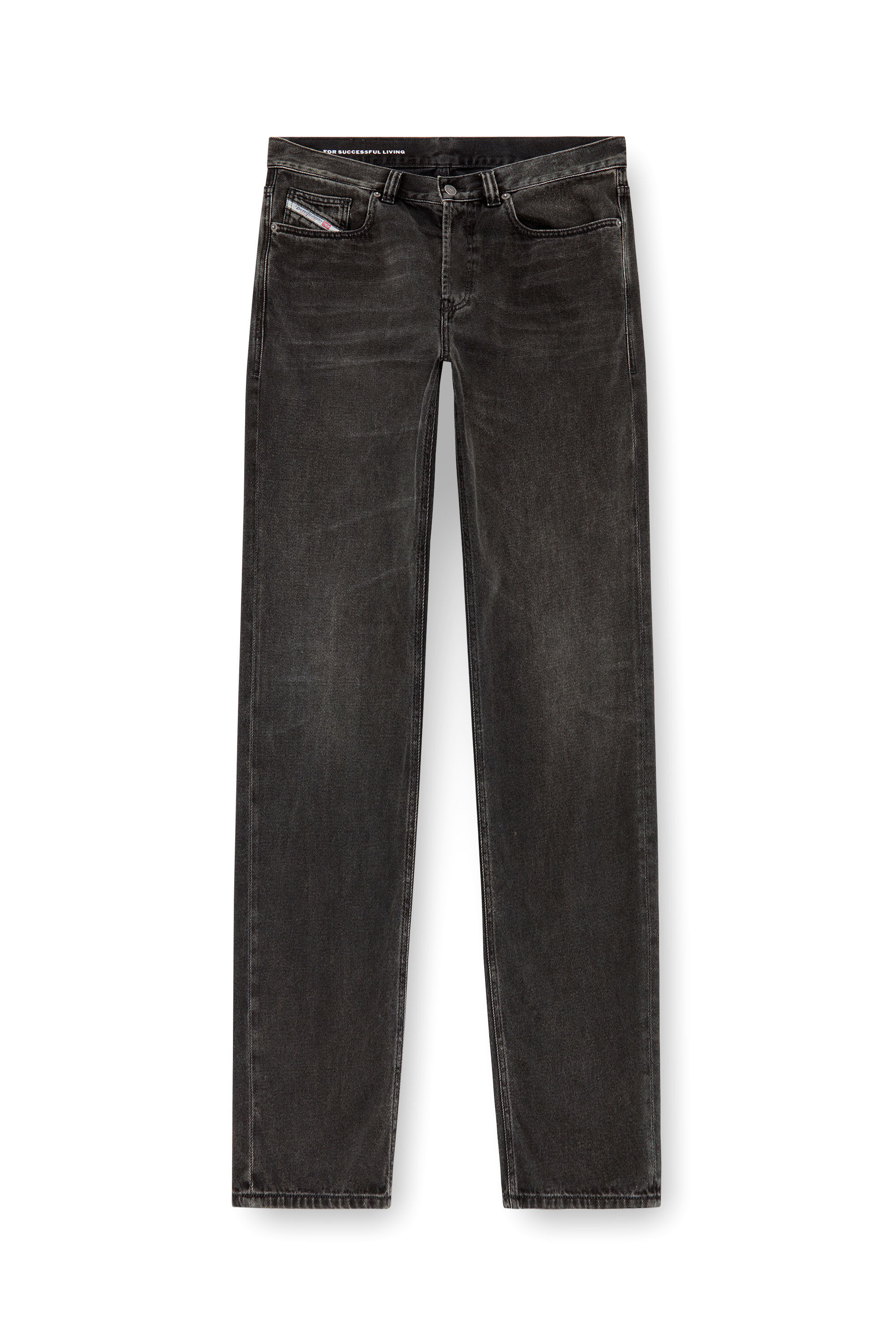 Diesel - Regular Jeans 2024 D-Macs 09J96 Homme, Noir/Gris foncé - Image 2