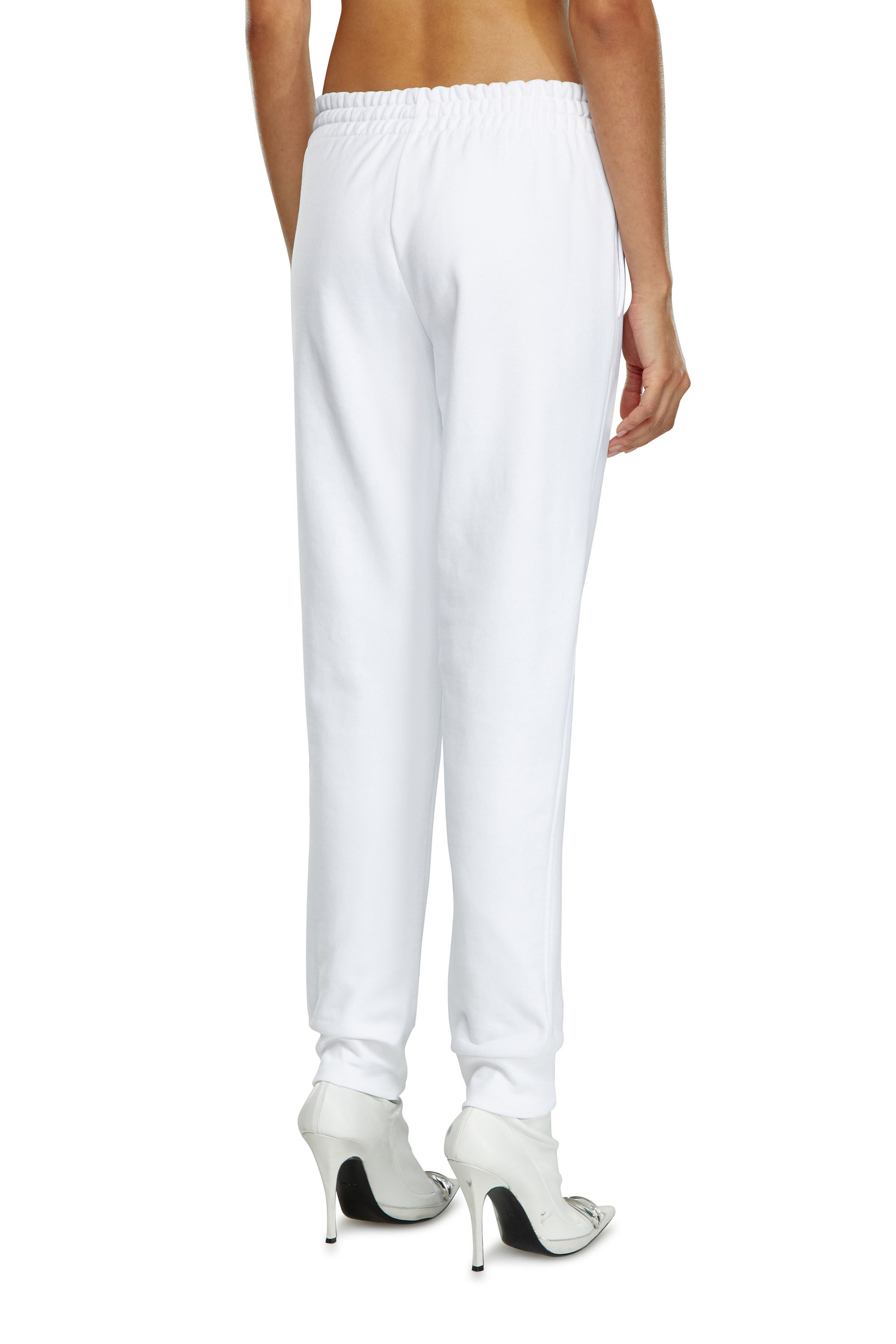 Diesel - P-JAMY-MICRODIV, Female's Sweatpants with micro logo embroidery in White - 4