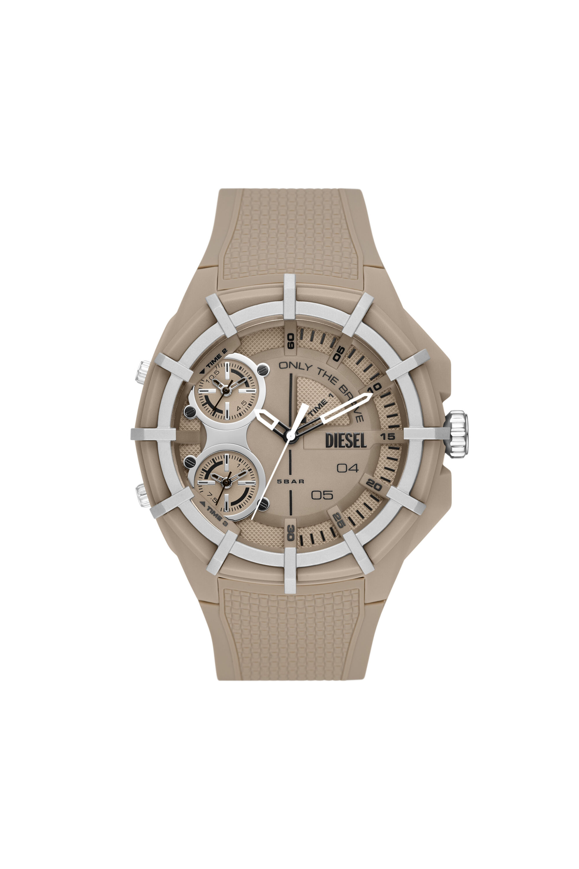 DZ1990 Beige analog watch for men Diesel Framed