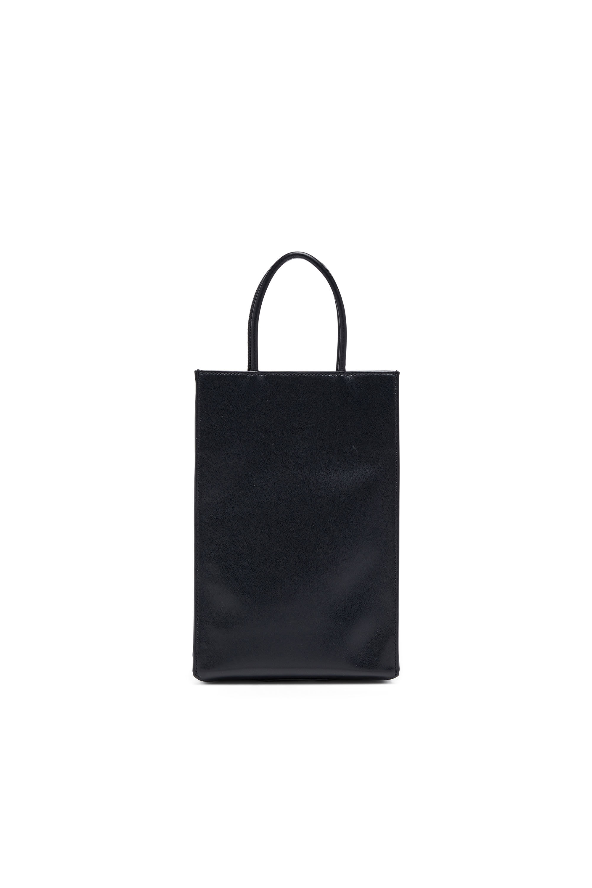 Diesel - DSL 3D SHOPPER M X, Male's Dsl 3D M-PU tote bag with embossed logo in Black - 3