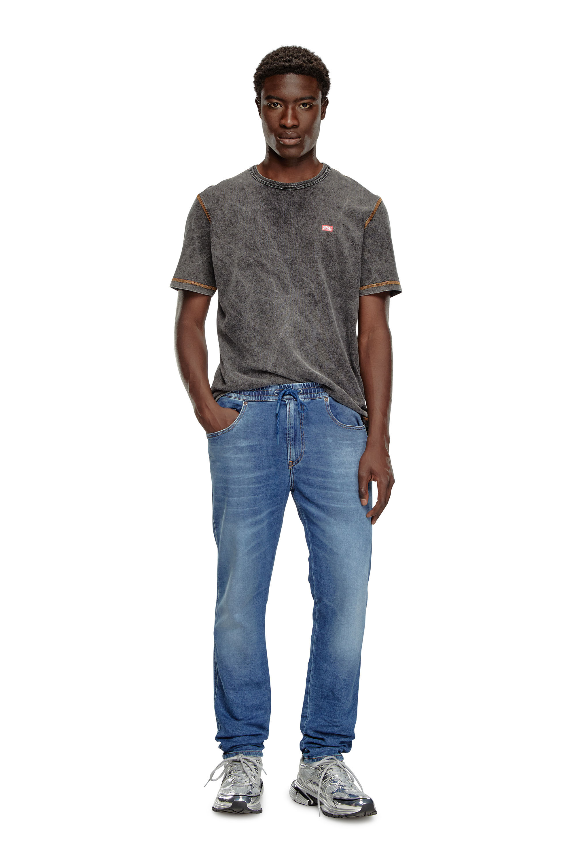Diesel - Male's Slim 2060 D-Strukt Joggjeans® 068HY, Medium Blue - 1