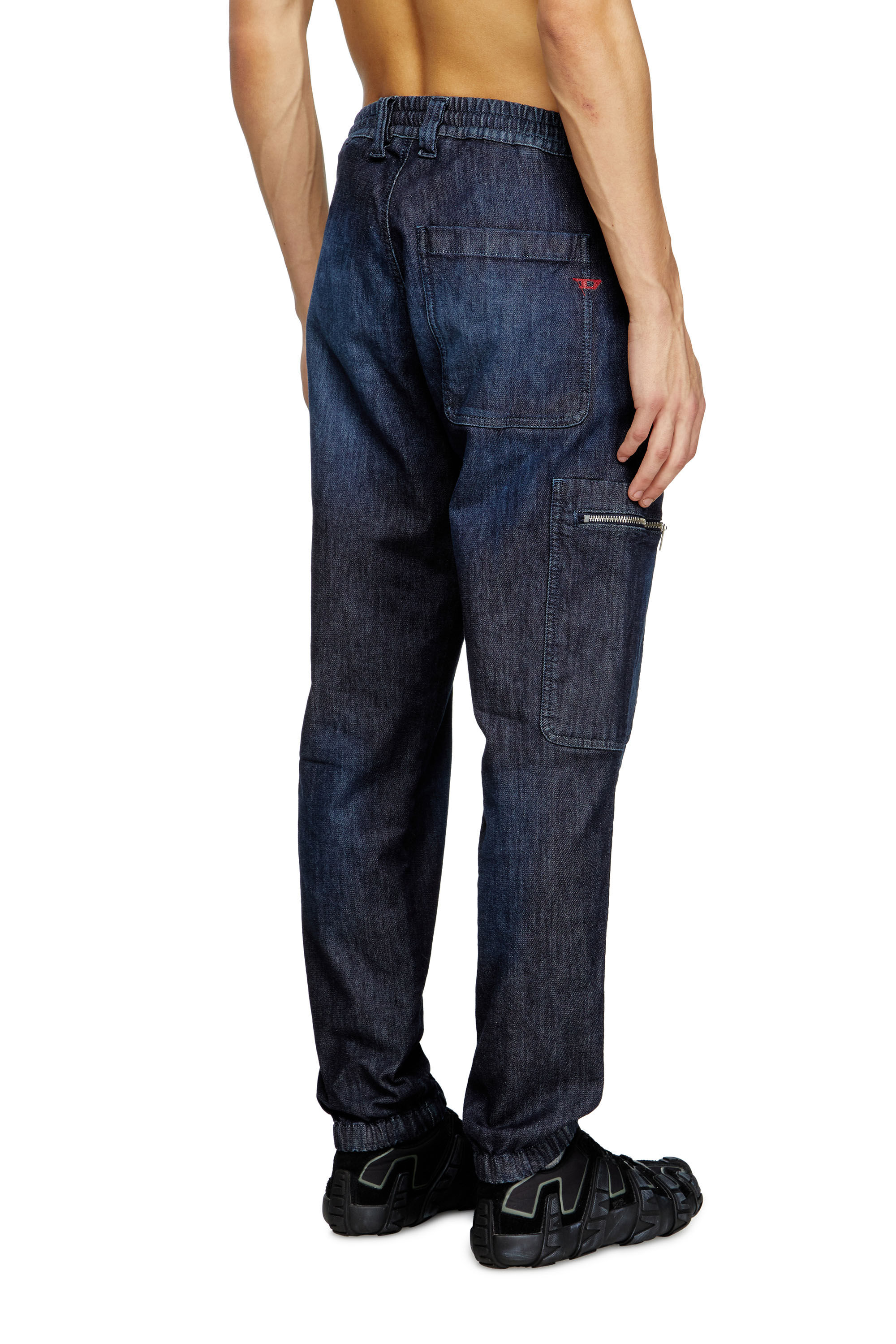 Diesel - Slim D-Lab JoggJeans® 09L11 Mixte, Bleu Foncé - Image 5