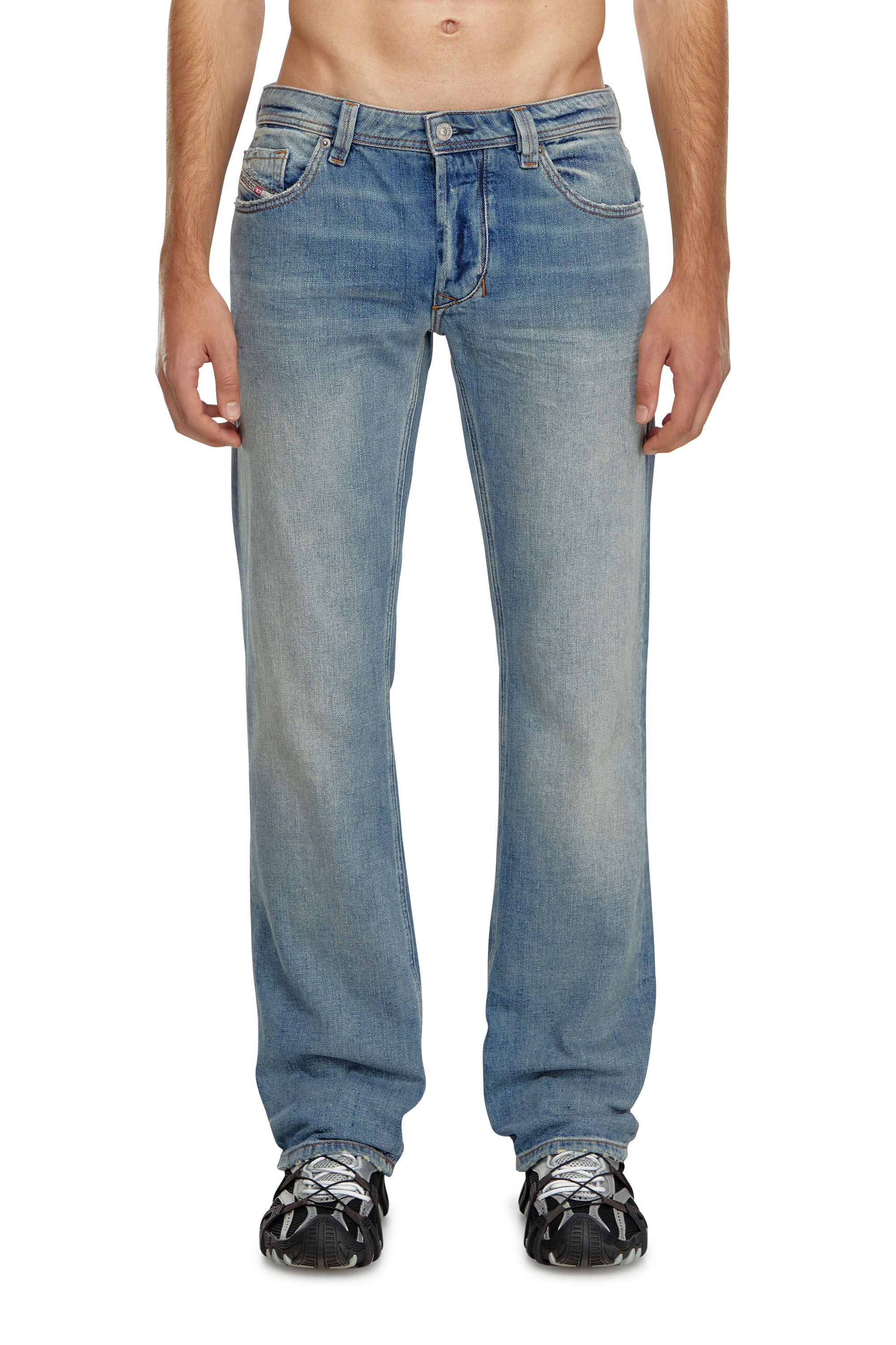 Diesel - Male Straight Jeans 1985 Larkee 0GRDN, Light Blue - Image 3