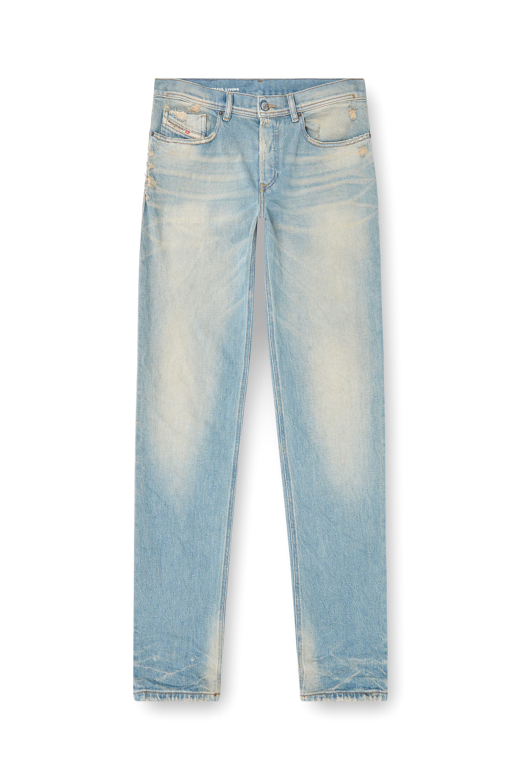 Diesel - Regular Jeans 2023 D-Finitive 09L23 Homme, Bleu Clair - Image 2