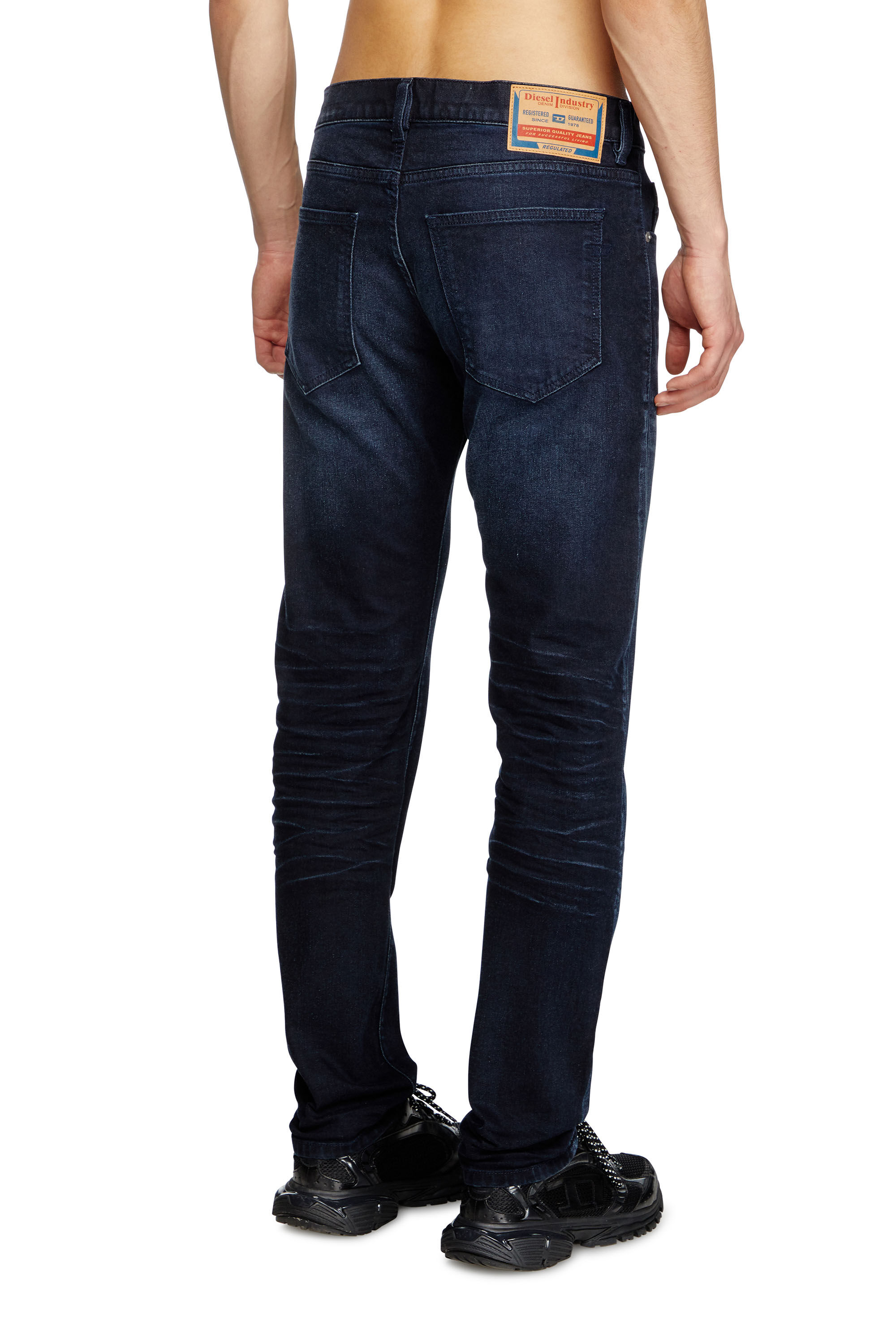 Diesel - Slim Jeans 2019 D-Strukt 0BMBX Homme, Bleu Foncé - Image 4