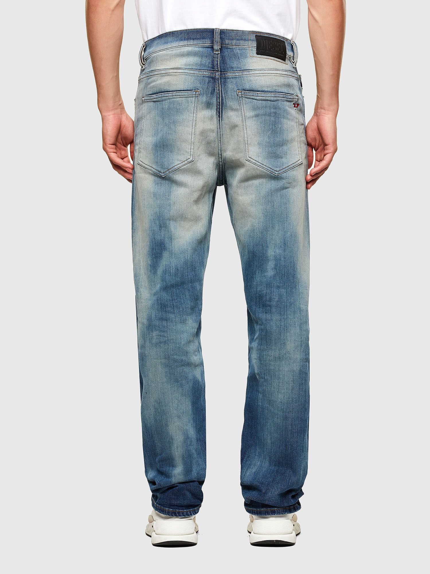 Diesel - D-Macs 009IR Straight Jeans, Medium Blue - Image 3