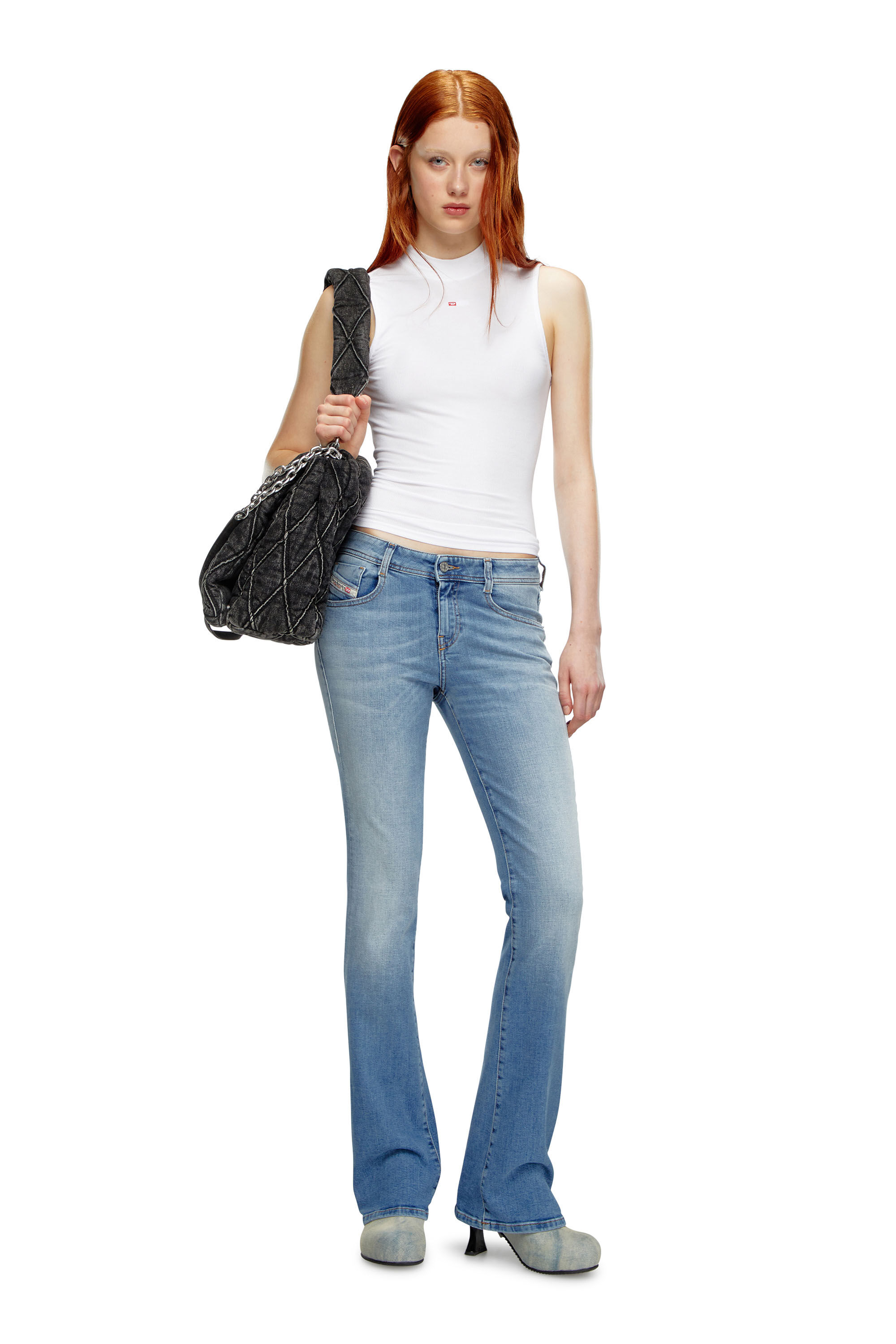 Diesel - Female Bootcut and Flare Jeans 1969 D-Ebbey 09K06, Light Blue - Image 1