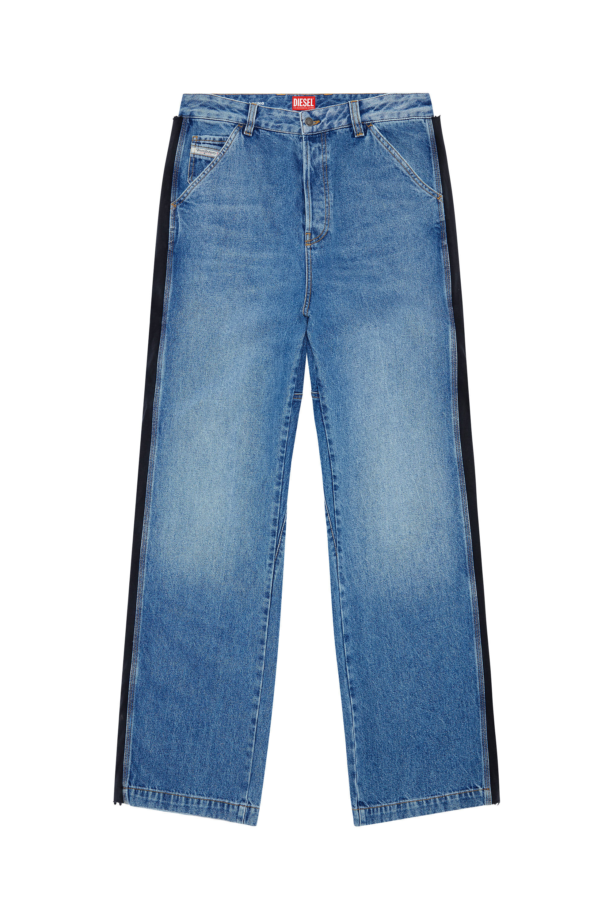 Diesel - Straight Jeans D-Livery 0HJAV, Bleu moyen - Image 2