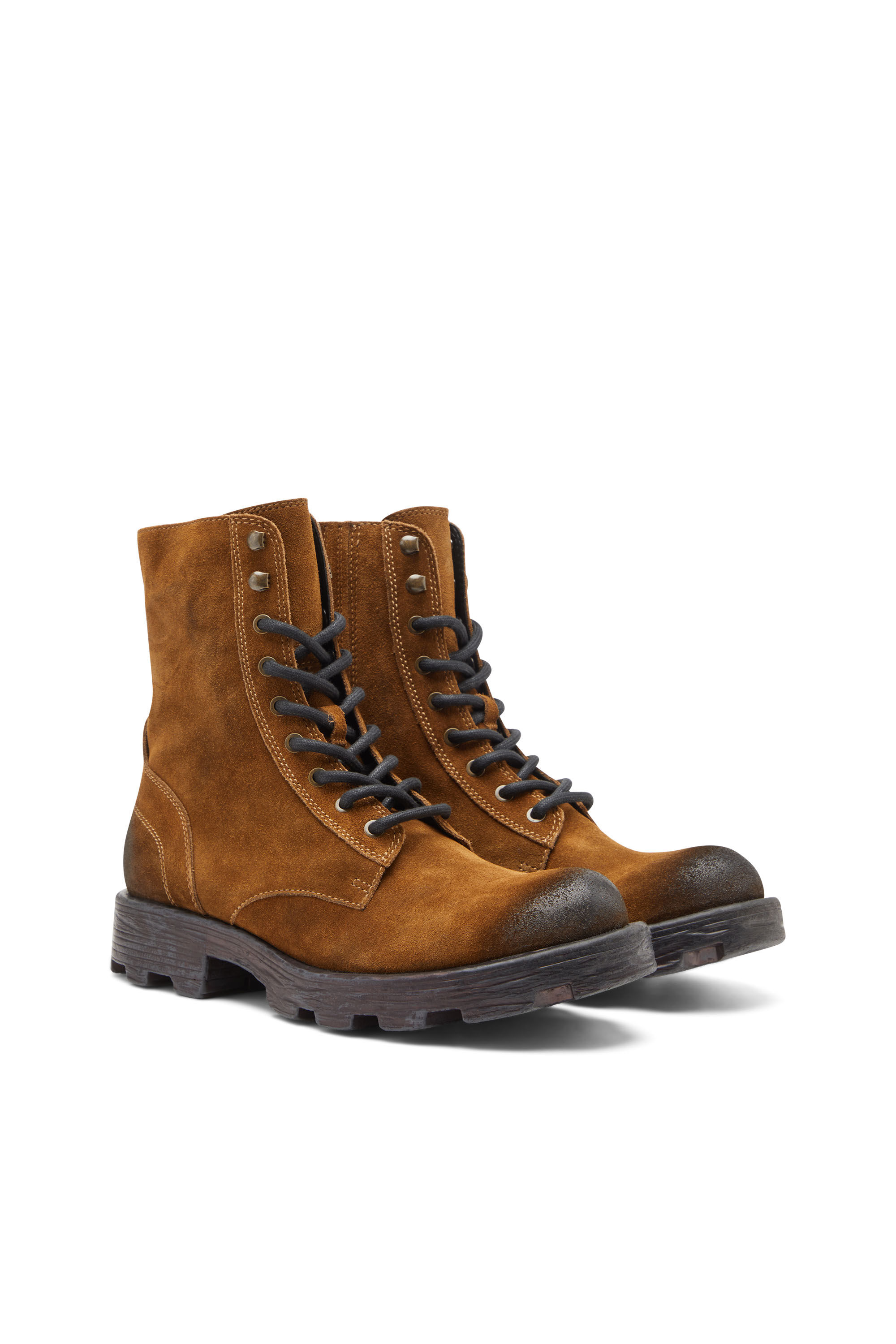 Diesel steel cheap toe boots