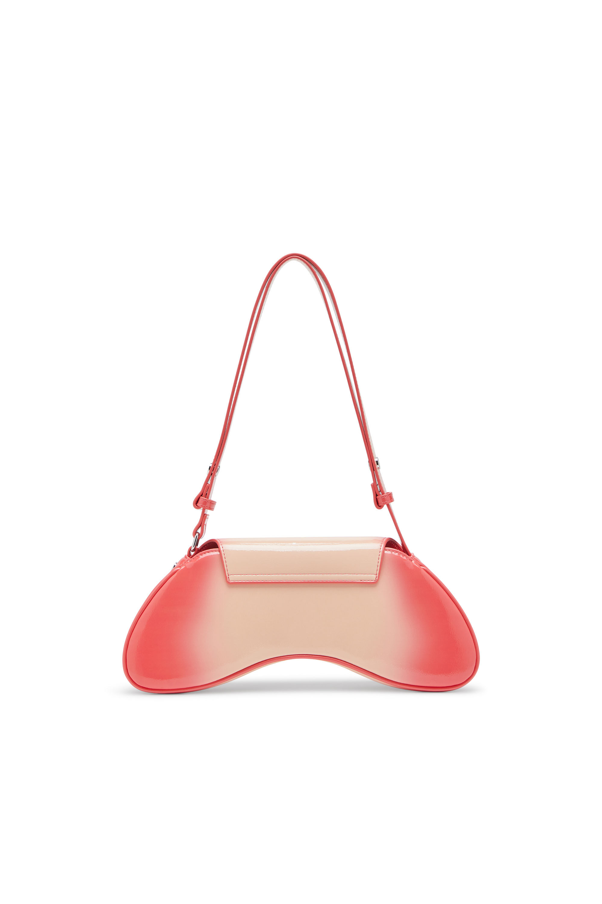 Diesel - PLAY CROSSBODY, Play-Sac à bandoulière en PU glossy imprimé Femme in Rose - 3