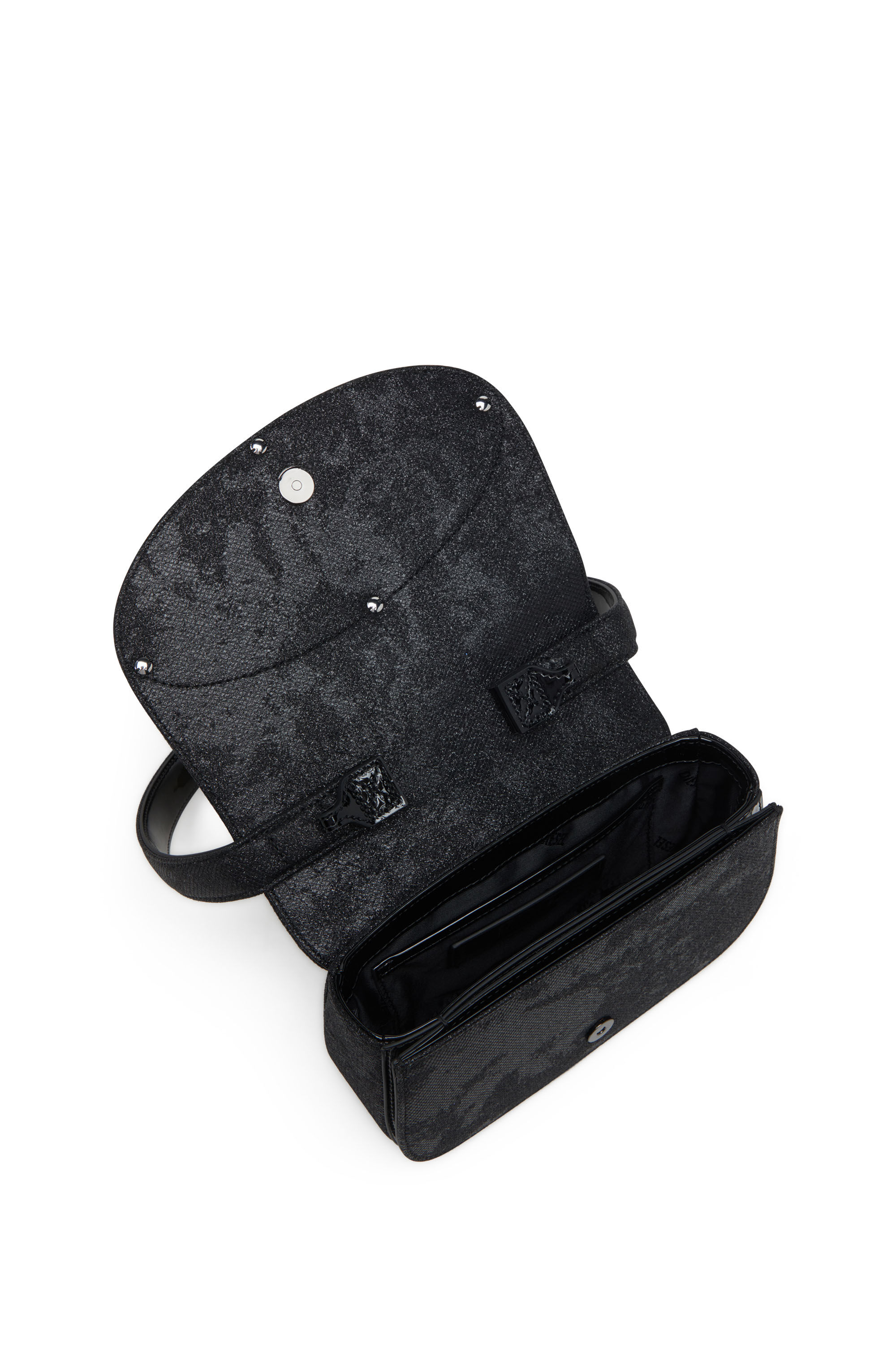 Diesel - 1DR, Female's 1DR-Iconic 1DR bag in glitter-camo Lurex in null - 2