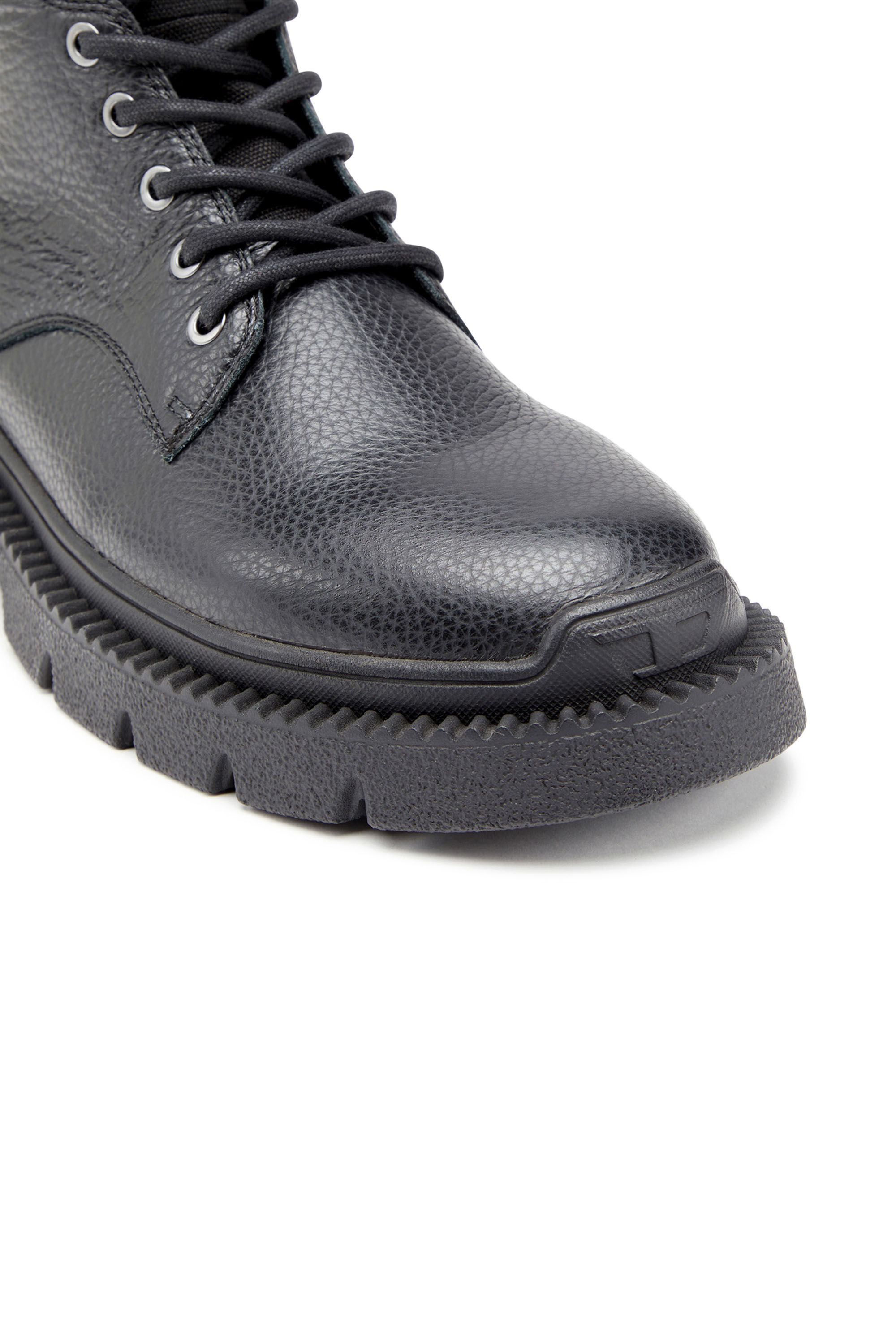Diesel - D-TROIT BT, Male's D-Troit BT - Lace-up boots with Diesel tape tag in Black - 6