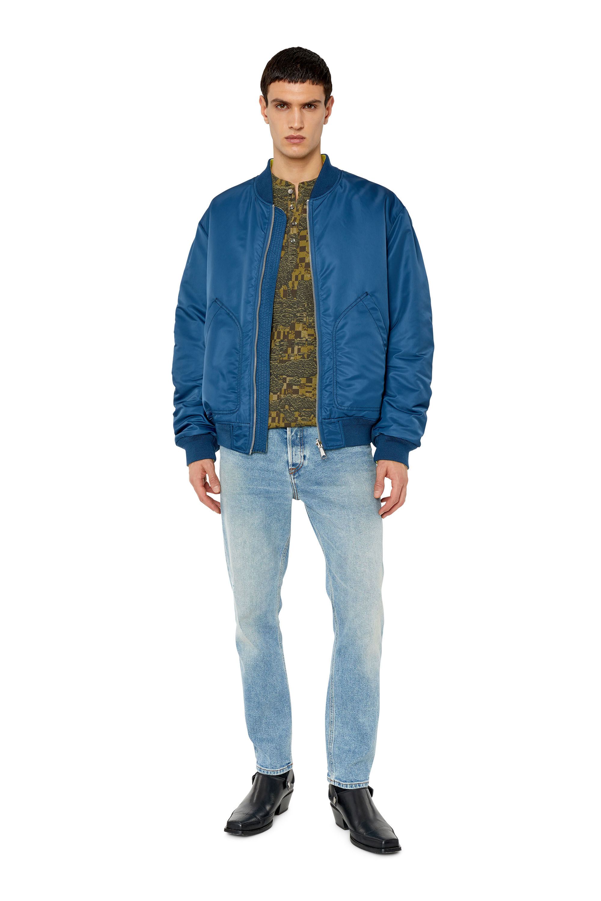 J MATT Homme Veste bomber reversible en nylon matelasse Diesel