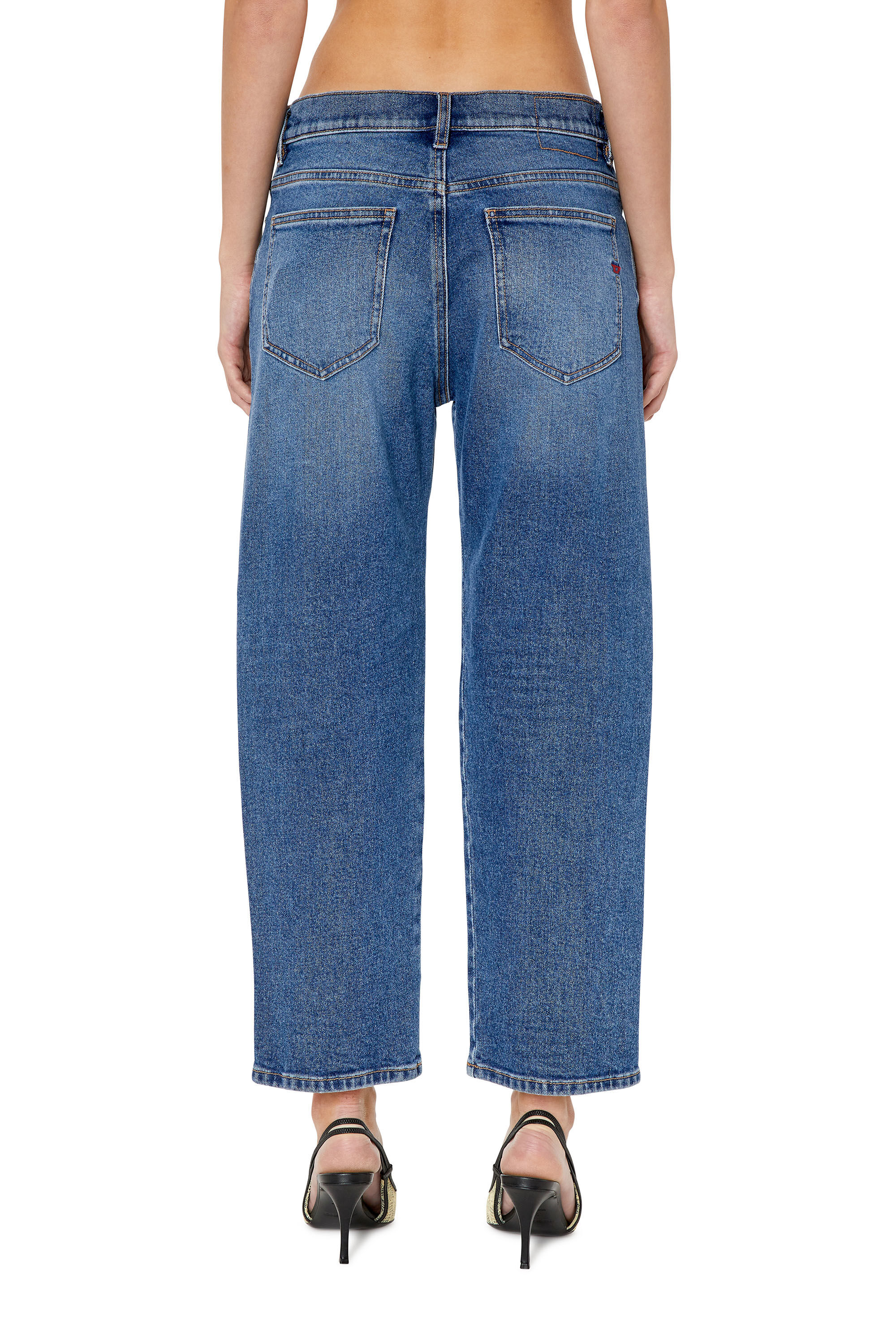 Diesel - 2016 D-Air 0NFAJ Boyfriend Jeans, Medium Blue - Image 5