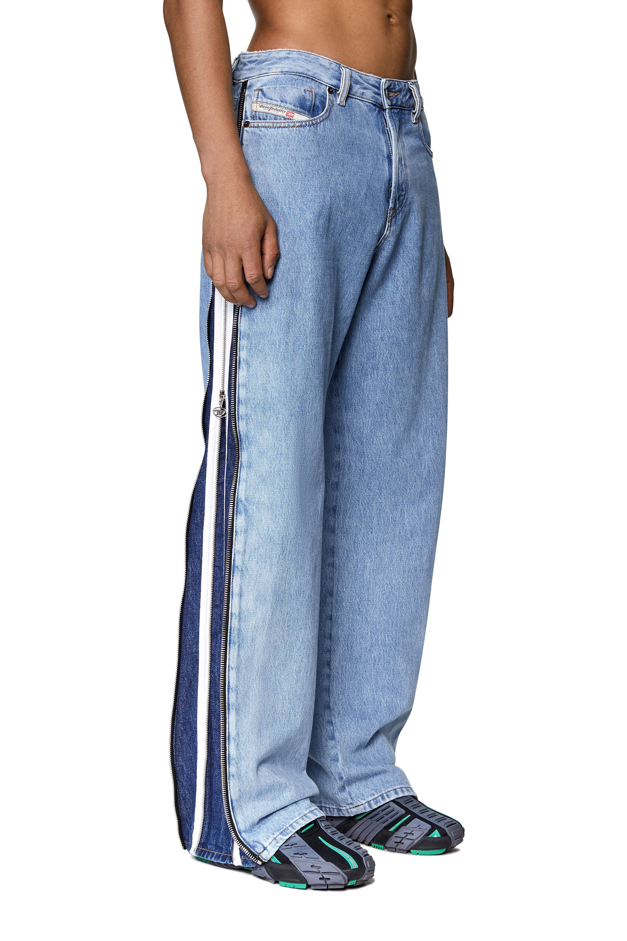 Diesel - 1955 D-Rekiv 09D17 Straight Jeans, Light Blue - Image 5