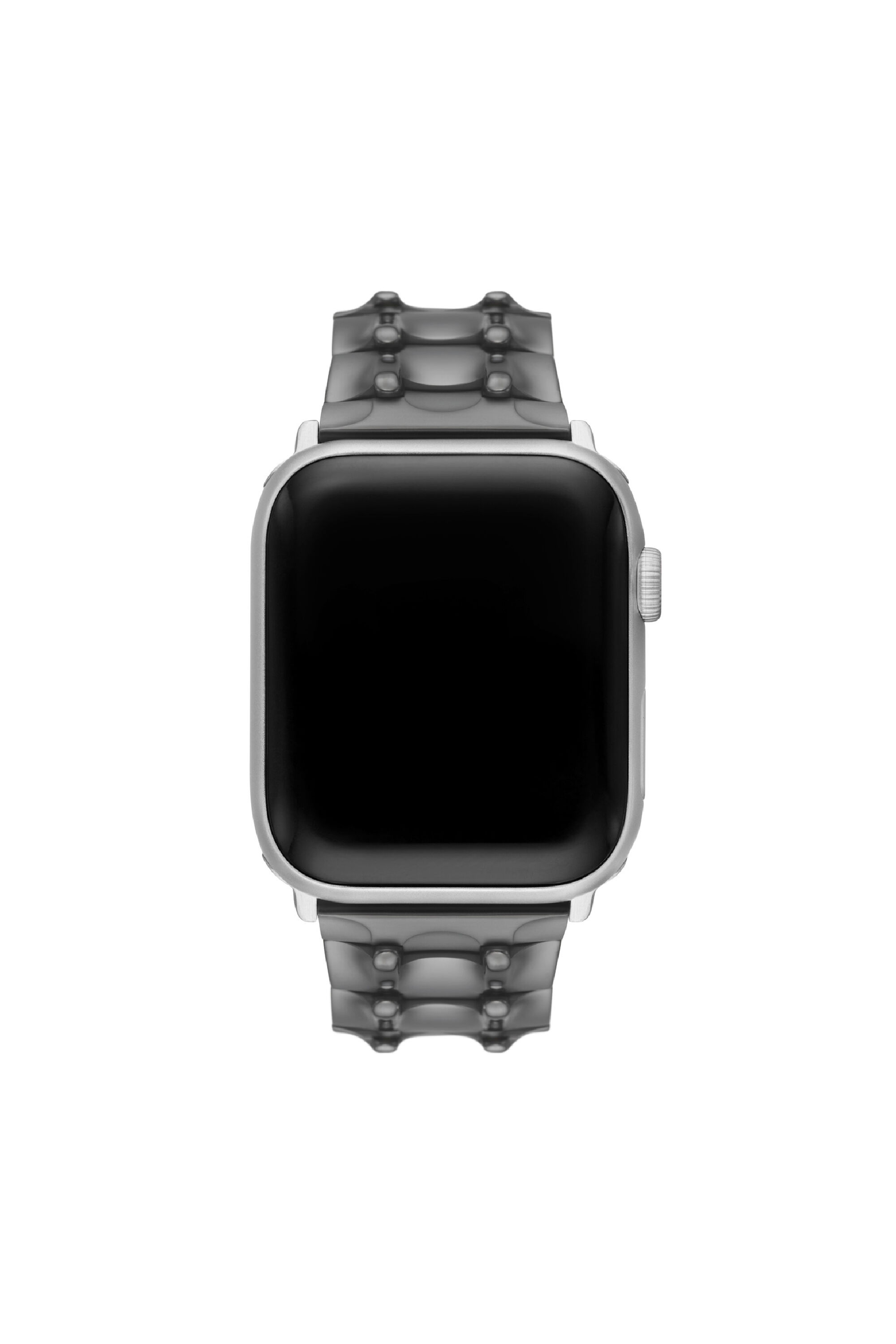 Women s stainless steel Band for Apple watch 42 44 45mm Grey Diesel