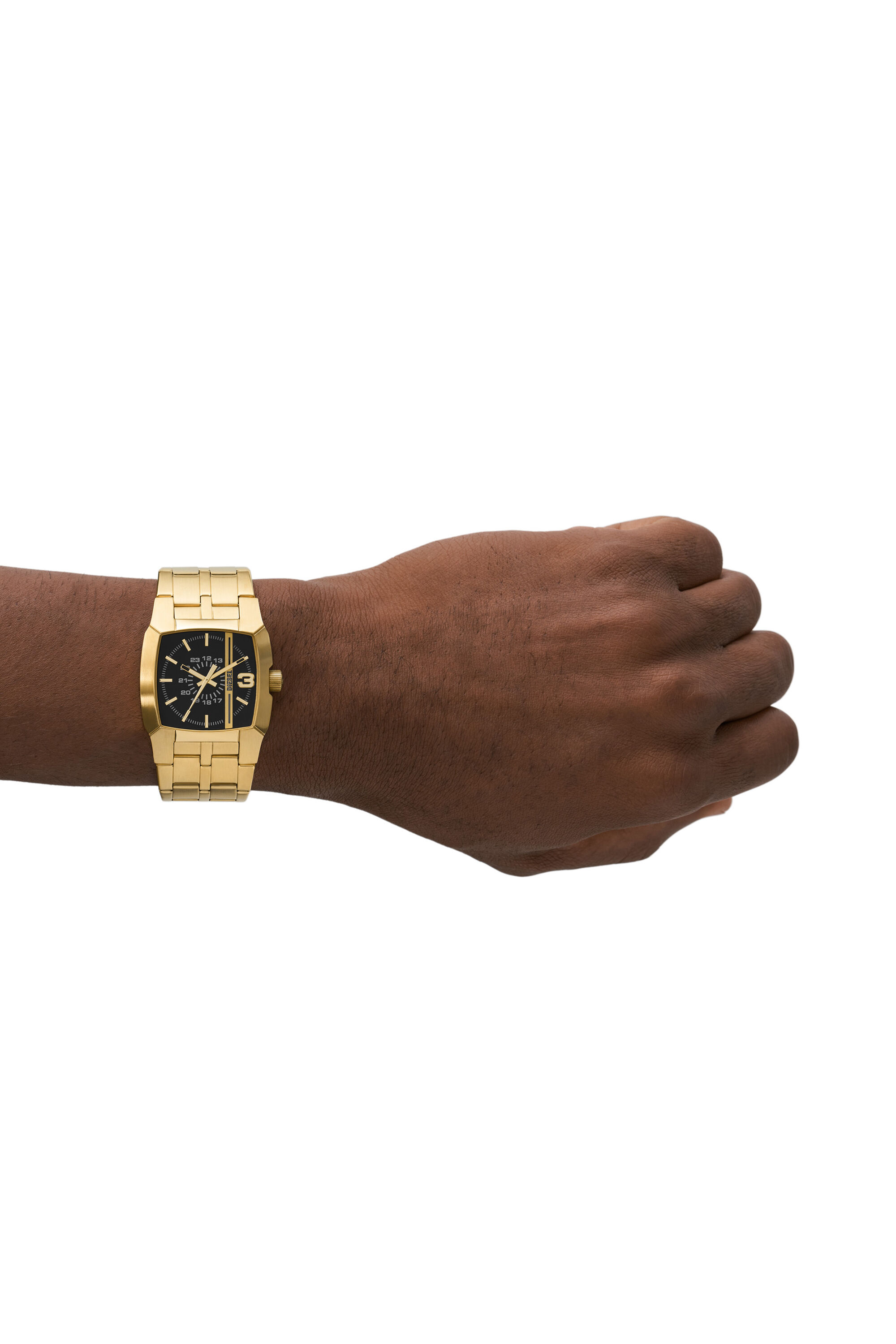 Diesel - DZ2151, Montre Cliffhanger en acier inoxydable couleur or Mixte in Doré - 5