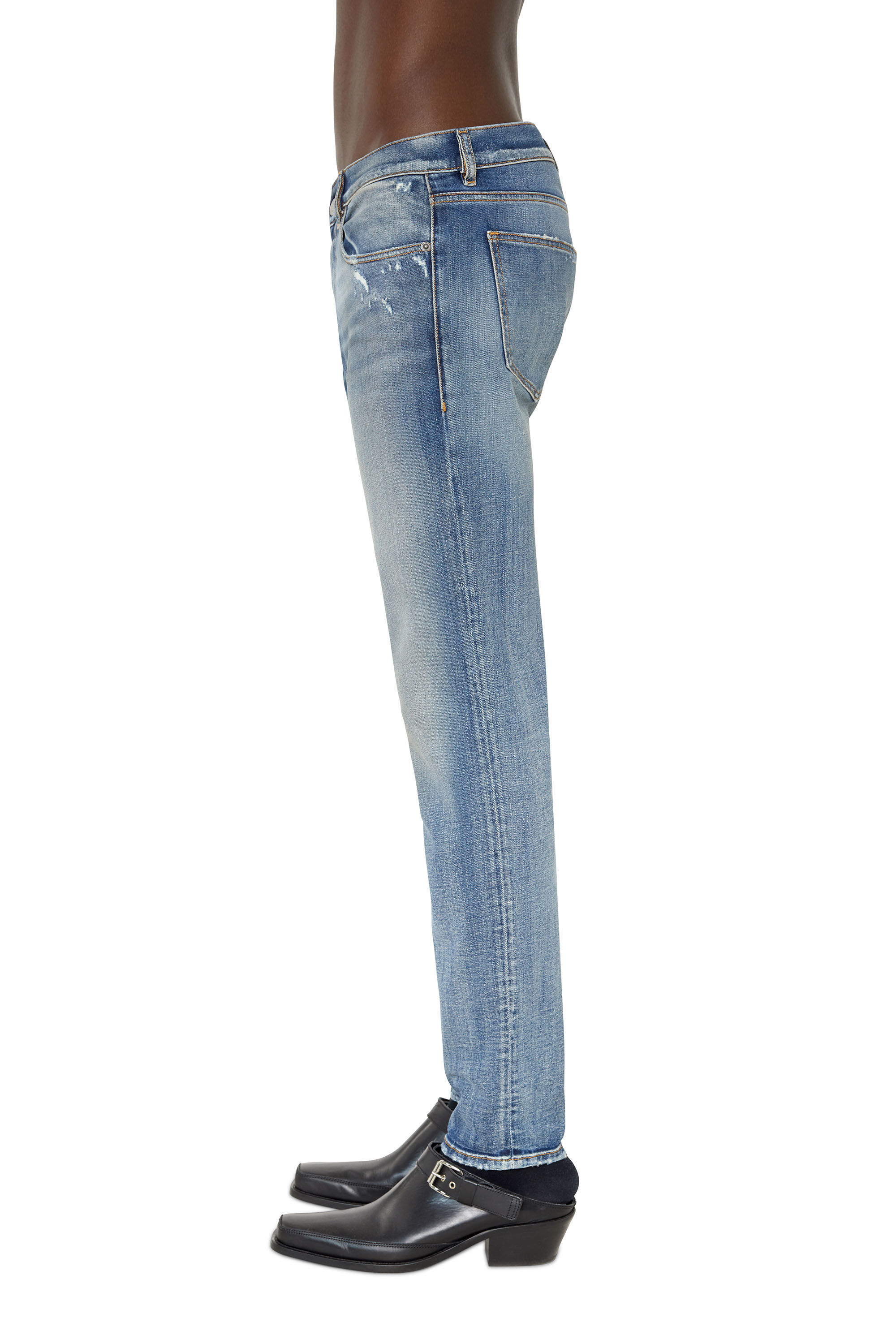 Diesel - 2019 D-STRUKT 09E15 Slim Jeans, Bleu moyen - Image 5