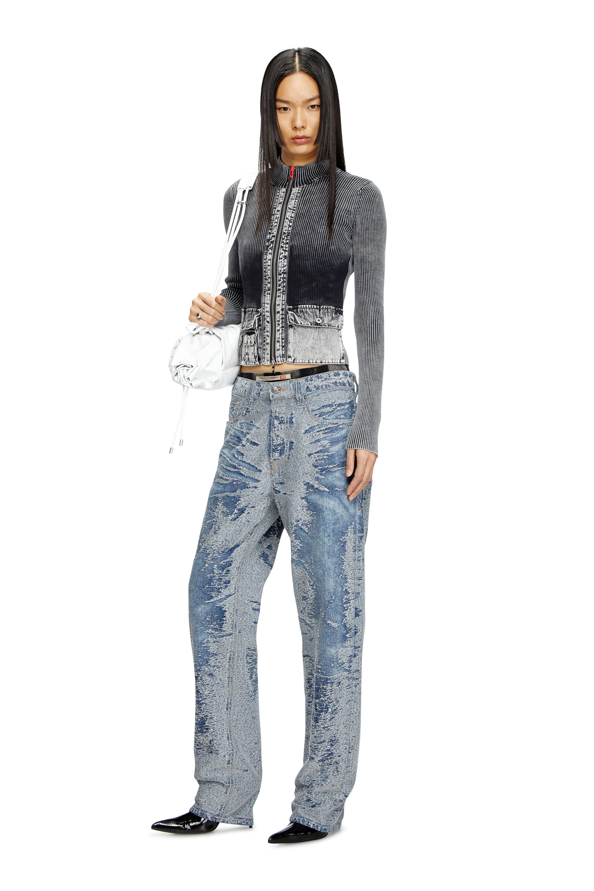 Diesel - Female's Regular Jeans 1988 D-Ark 007W4, Medium Blue - 1