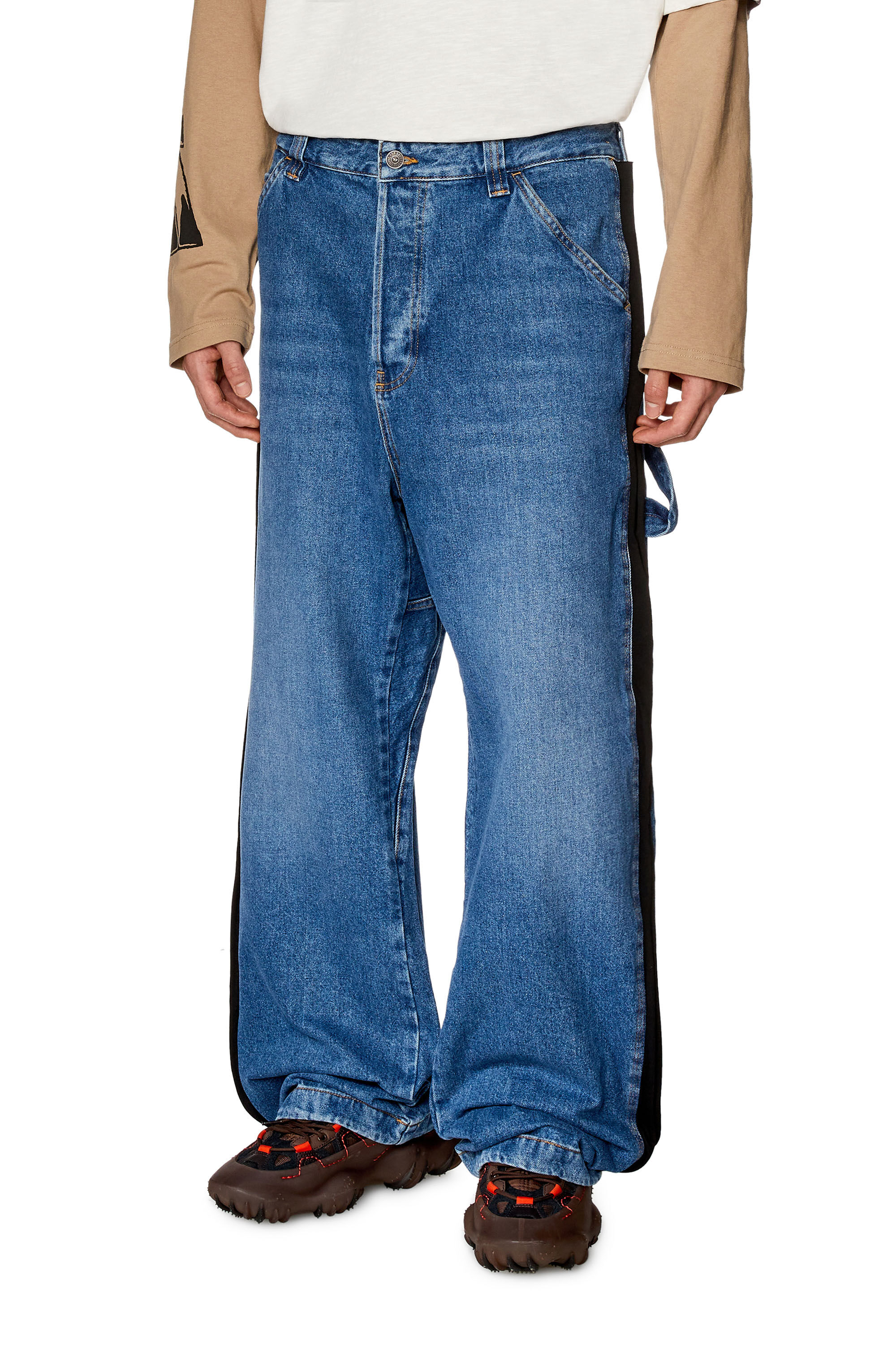 Diesel - Straight Jeans D-Livery 0HJAV, Bleu moyen - Image 3