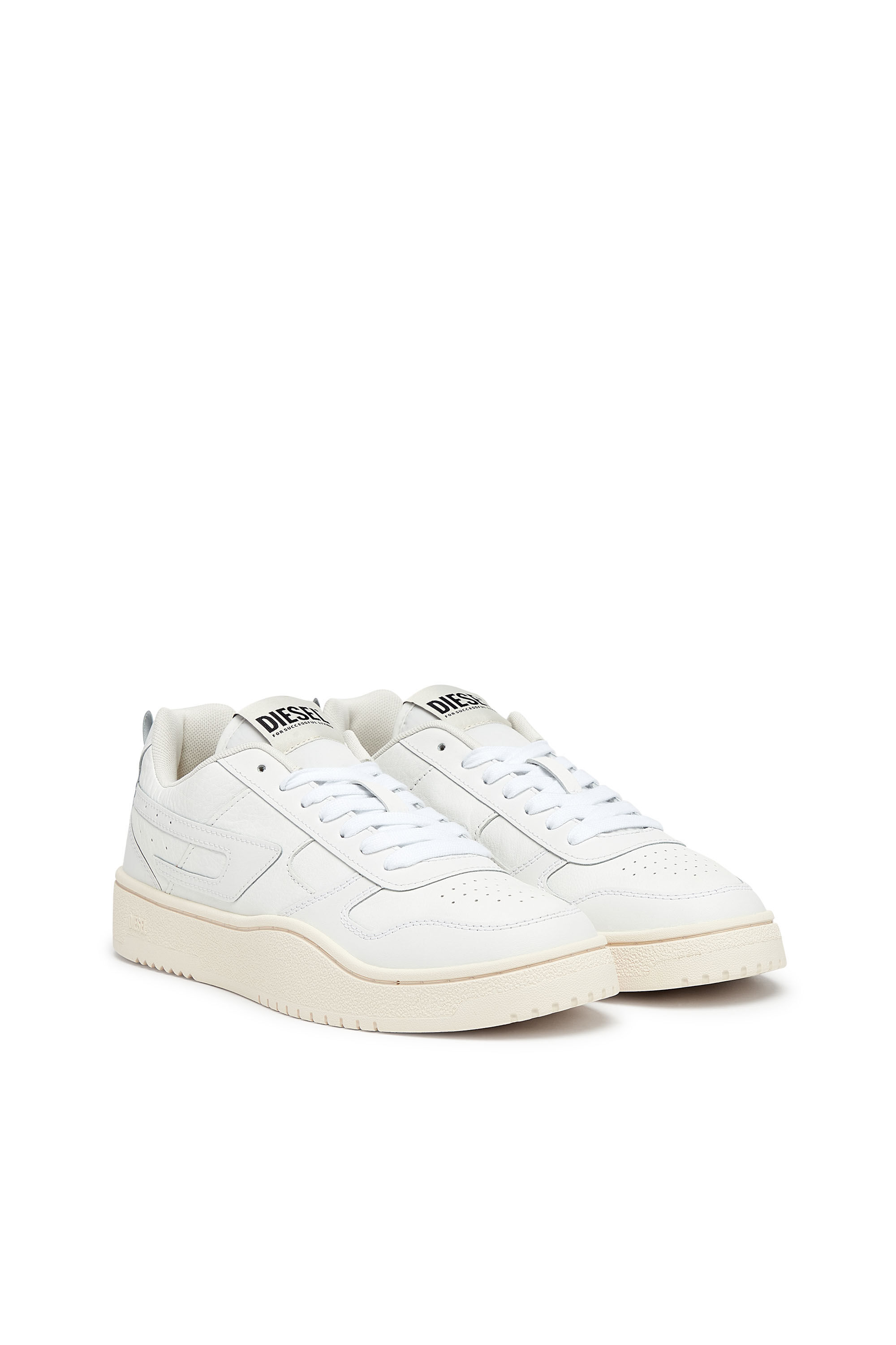 Diesel - S-UKIYO V2 LOW, Male's S-Ukiyo V2 Low - Low-top sneakers with D branding in White - 2