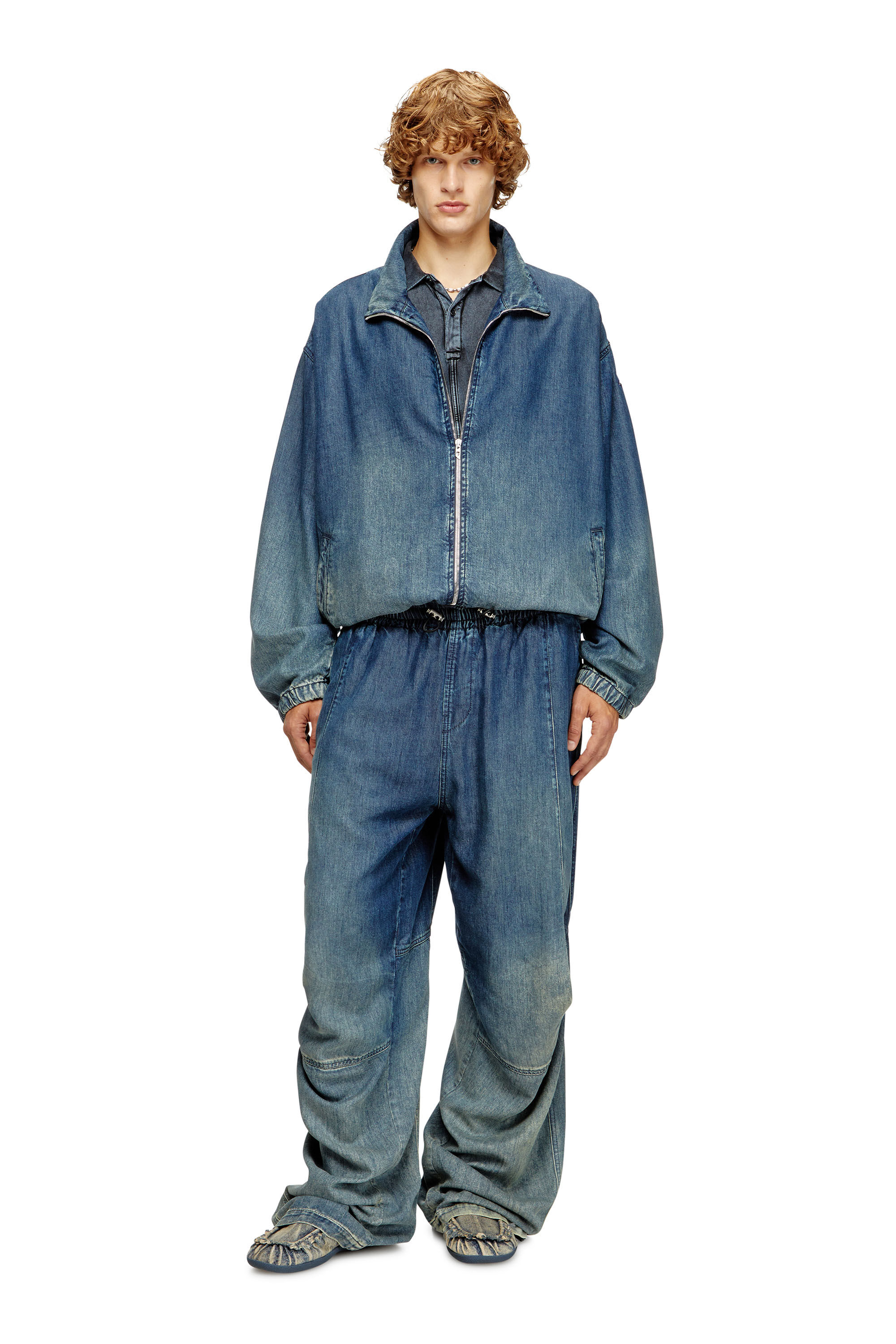 Diesel - Male's Relaxed Jeans D-Pari 068TC, Dark Blue - 1