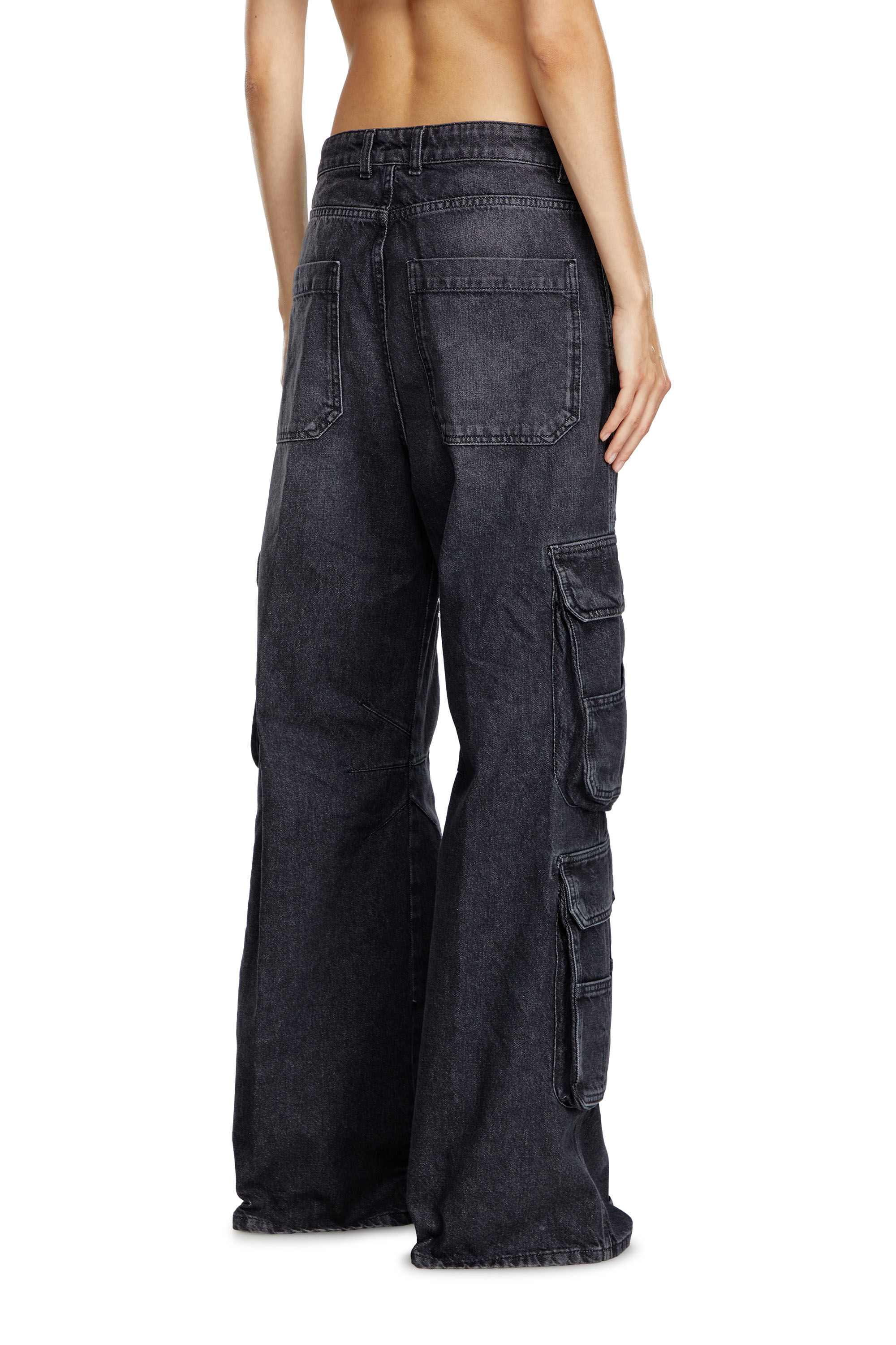超特価SALE開催！ 1996 Diesel | Black Jeans, cargo 90's waist, Low Women: D-Sire パンツ