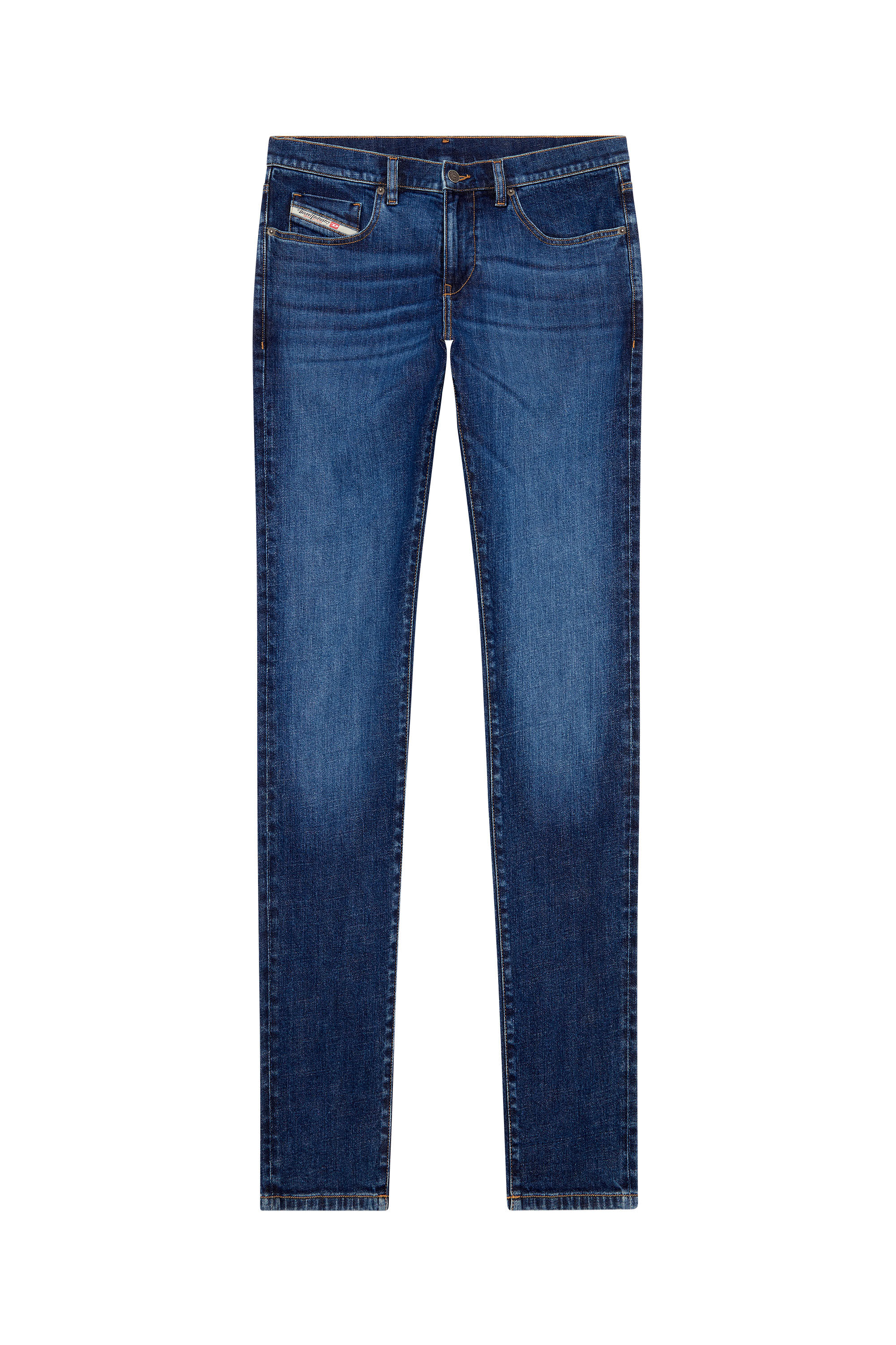 Diesel - Slim Jeans 2019 D-Strukt 0PFAZ Homme, Bleu Foncé - Image 2