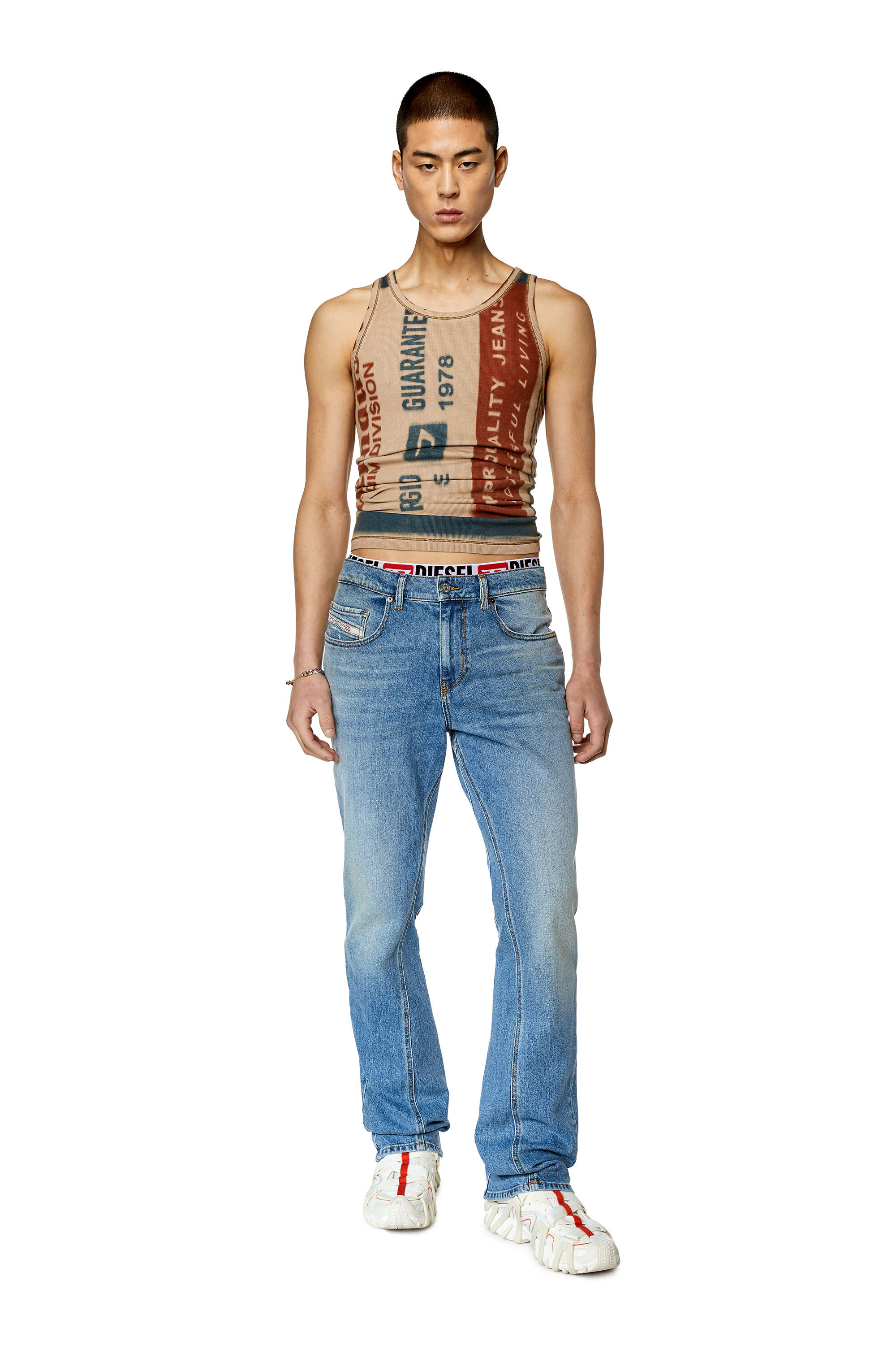 2021 D Vocs bootcut Light blue Jeans regular waist Diesel