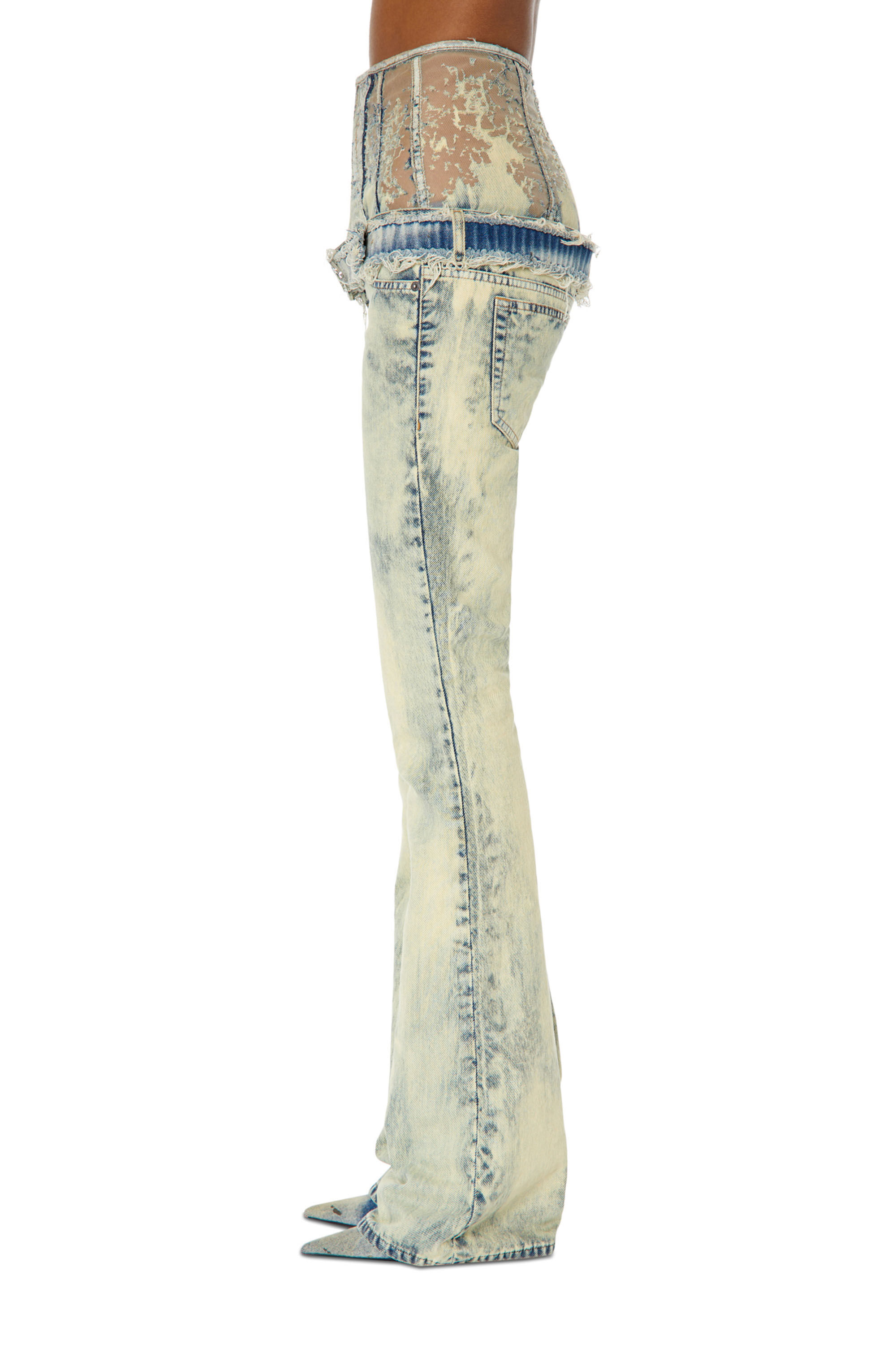 Flare jeans hot sale with fringe