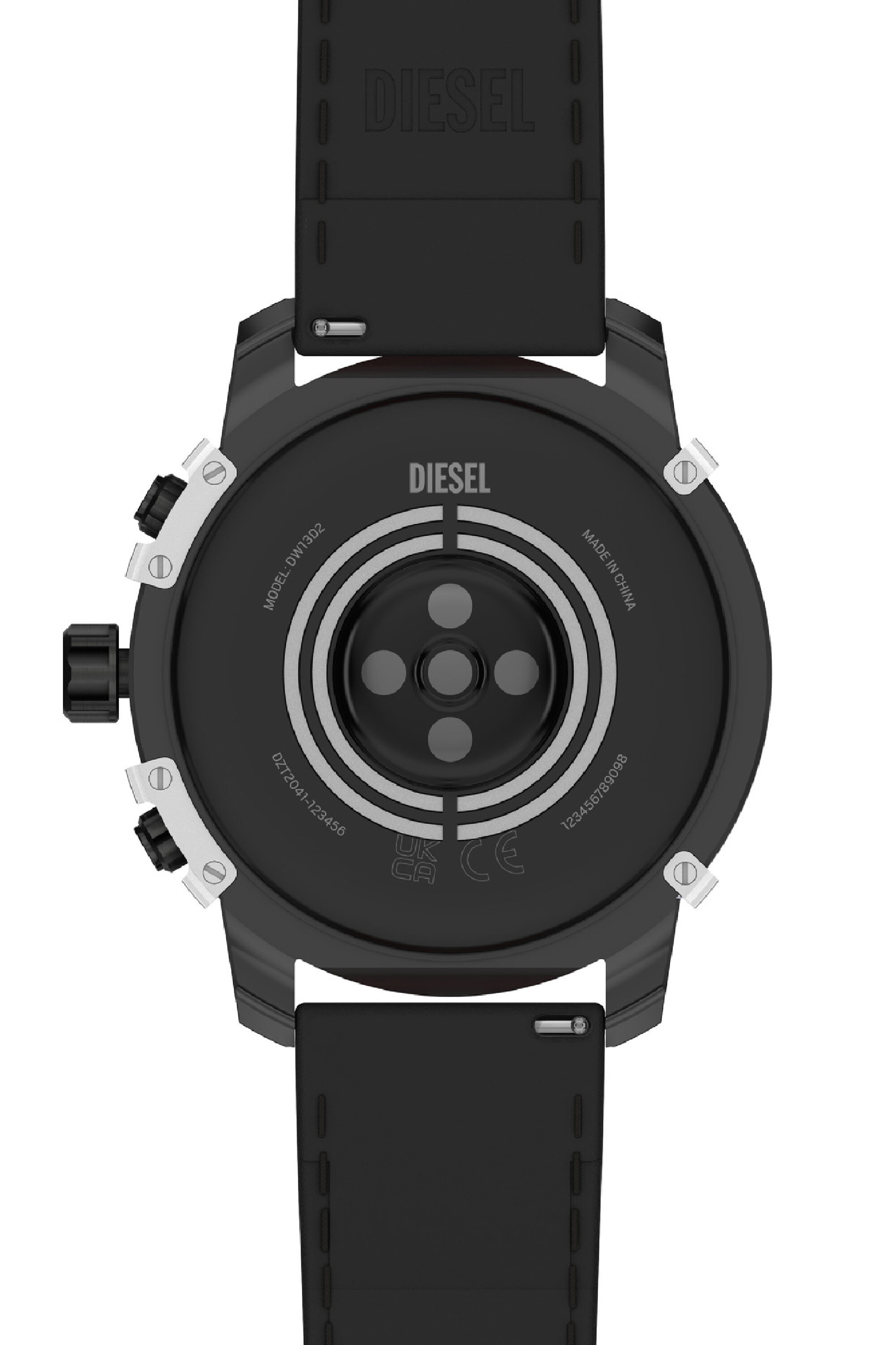 Men's Griffed nylon and silicone smartwatch | Multicolor | Diesel