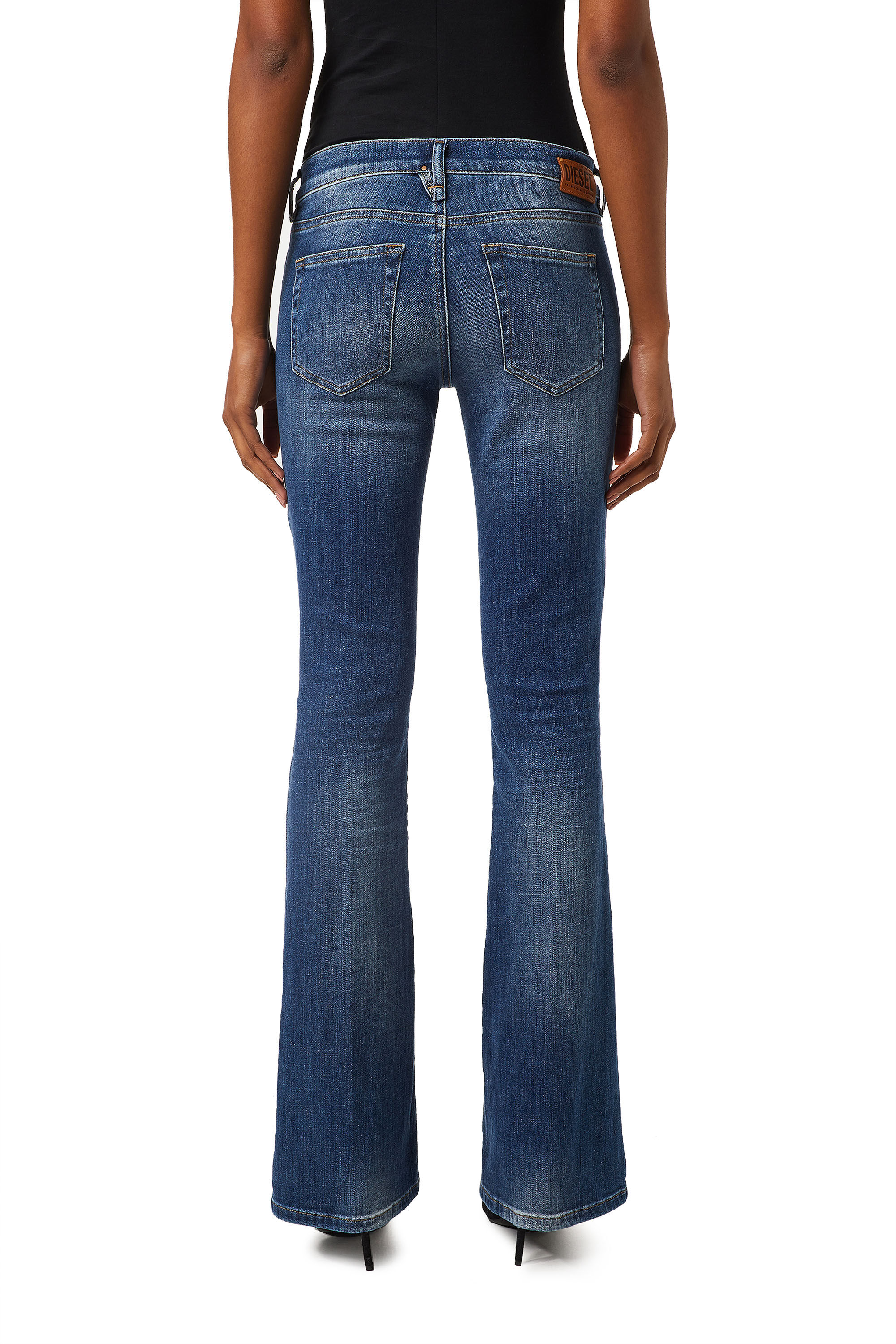 Diesel - 1969 D-EBBEY 086AM Bootcut and Flare Jeans, Medium Blue - Image 5